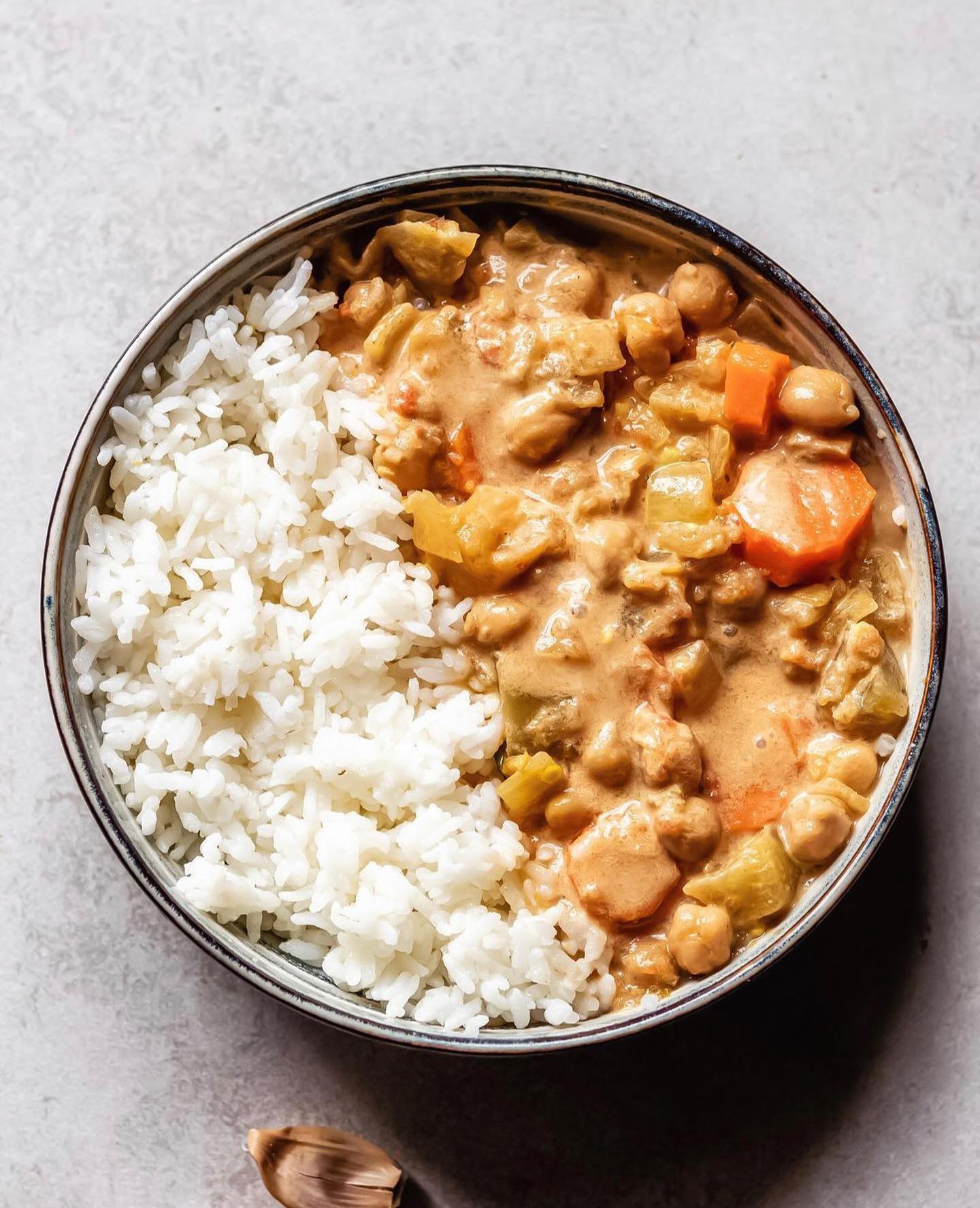 Creamy Eggplant and Chickpea Curry