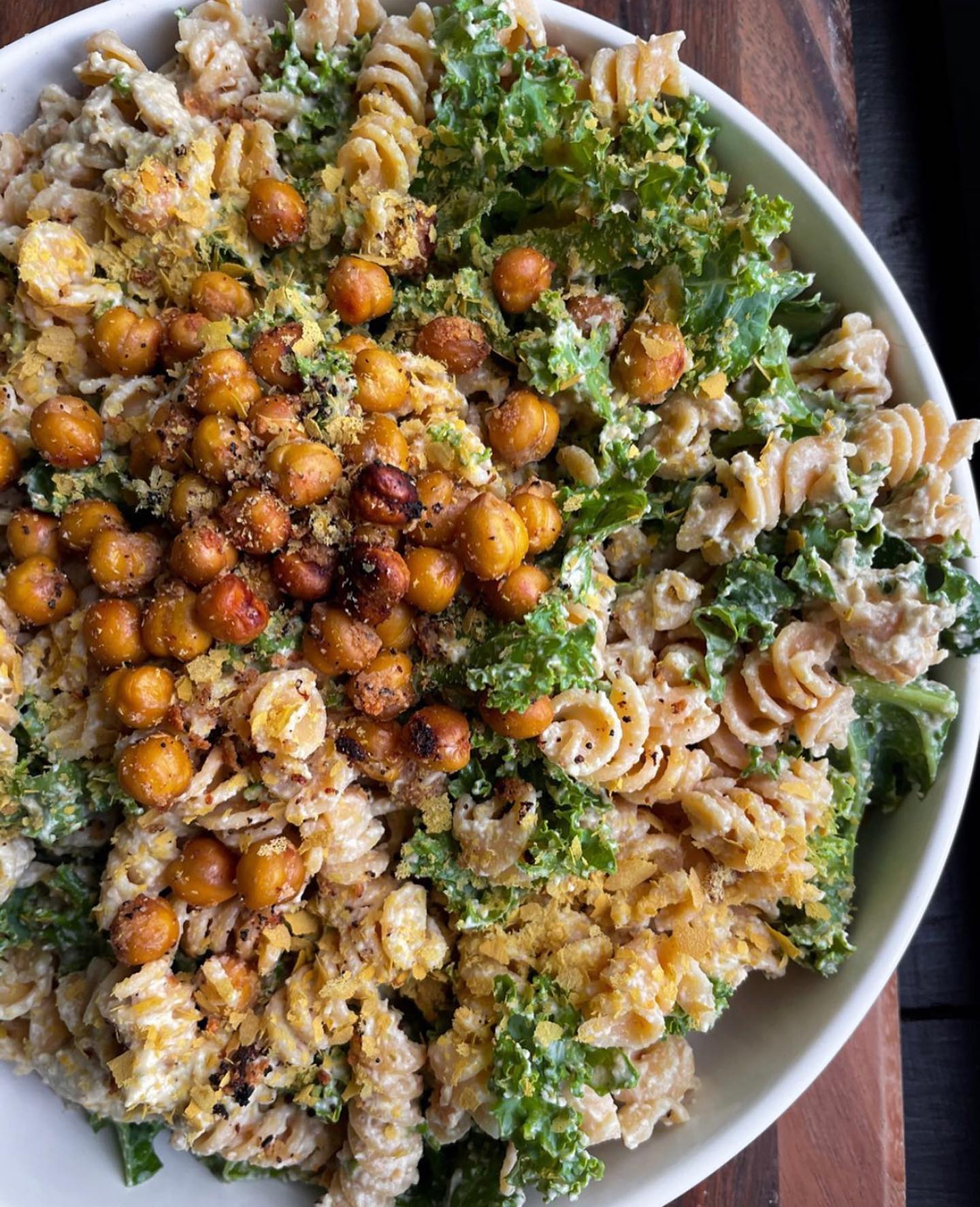 Vegan Caesar Pasta Salad