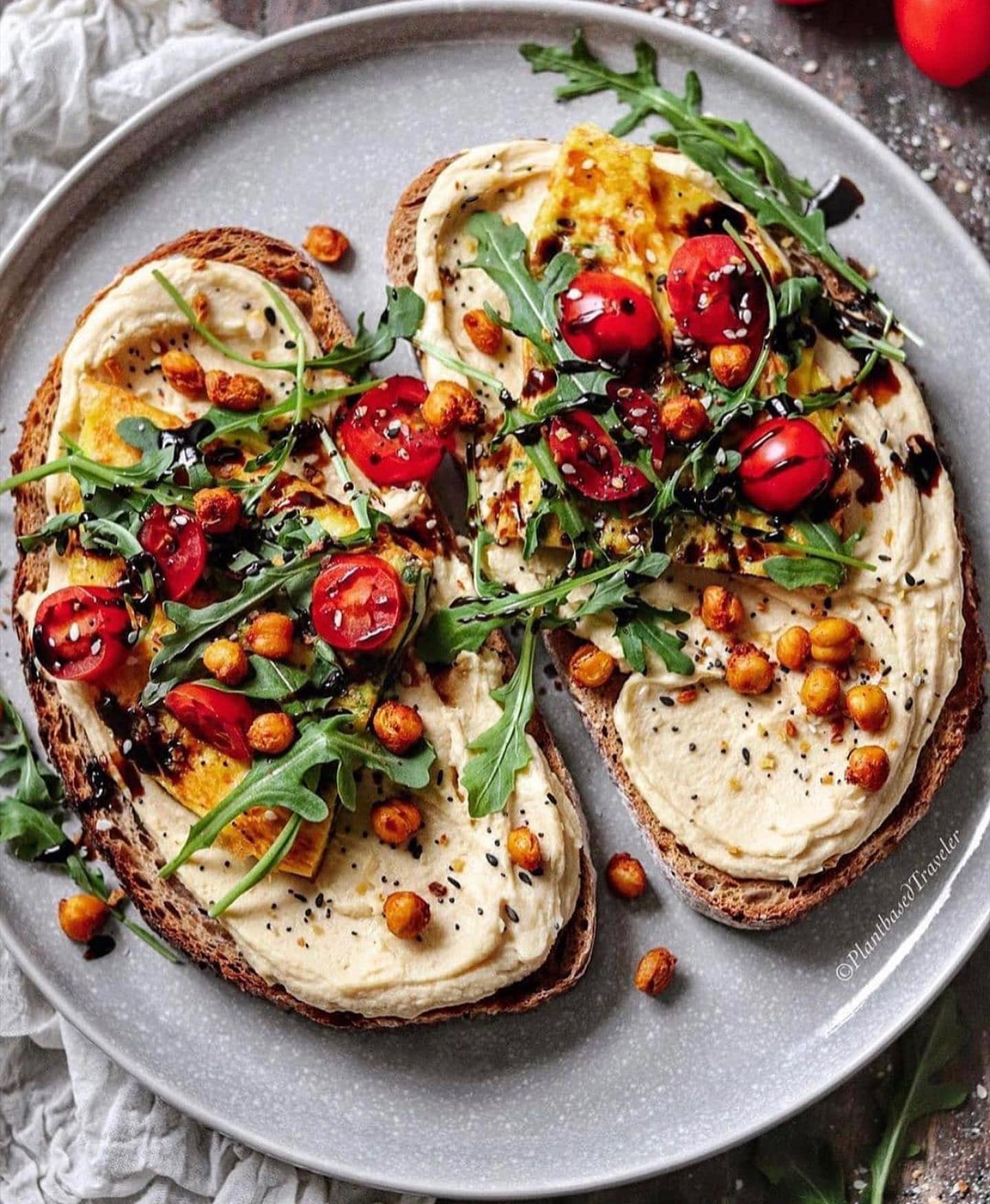 Savory Plant-Based Breakfast Toast
