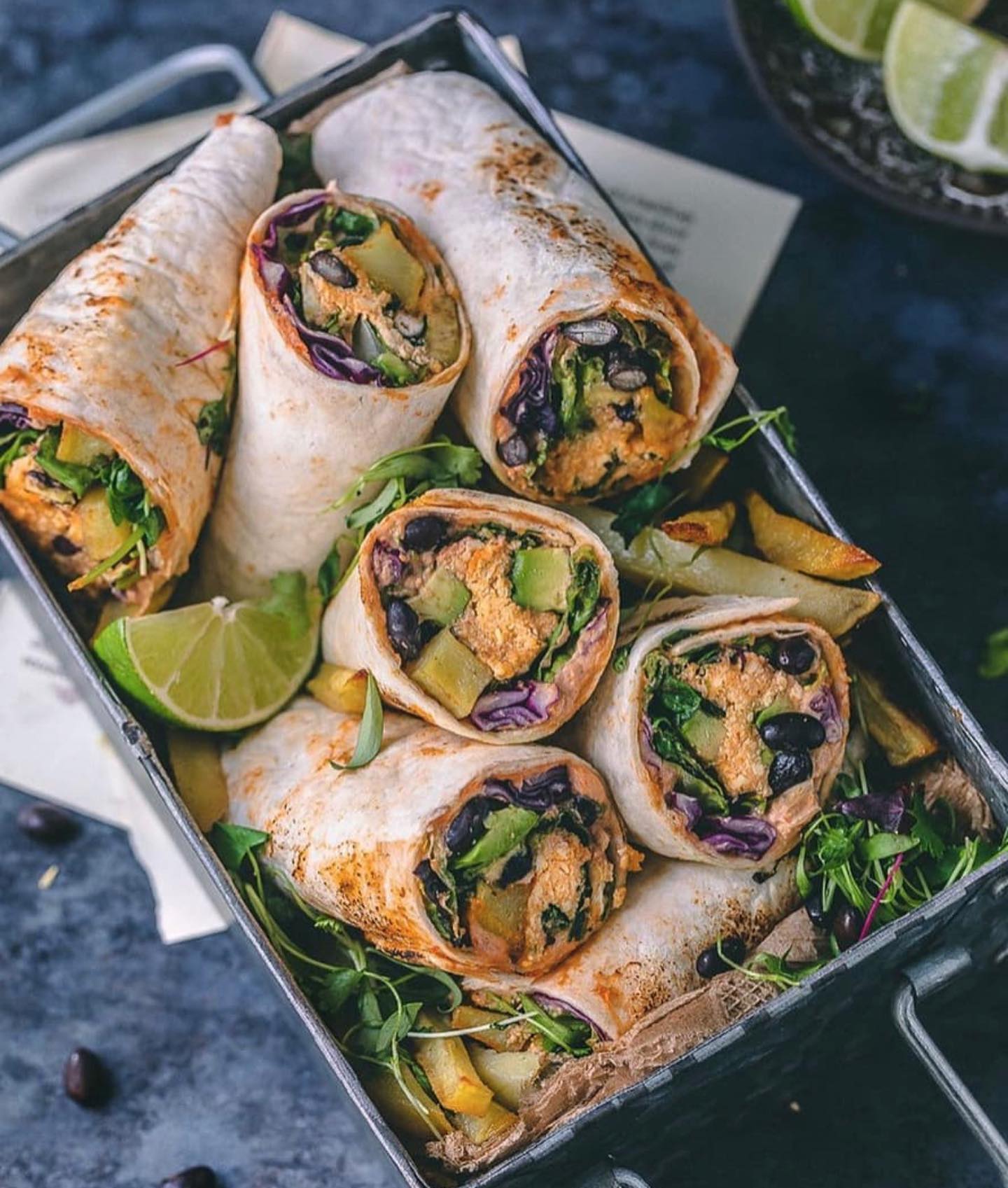 Tofu Burritos with Cashew Salsa