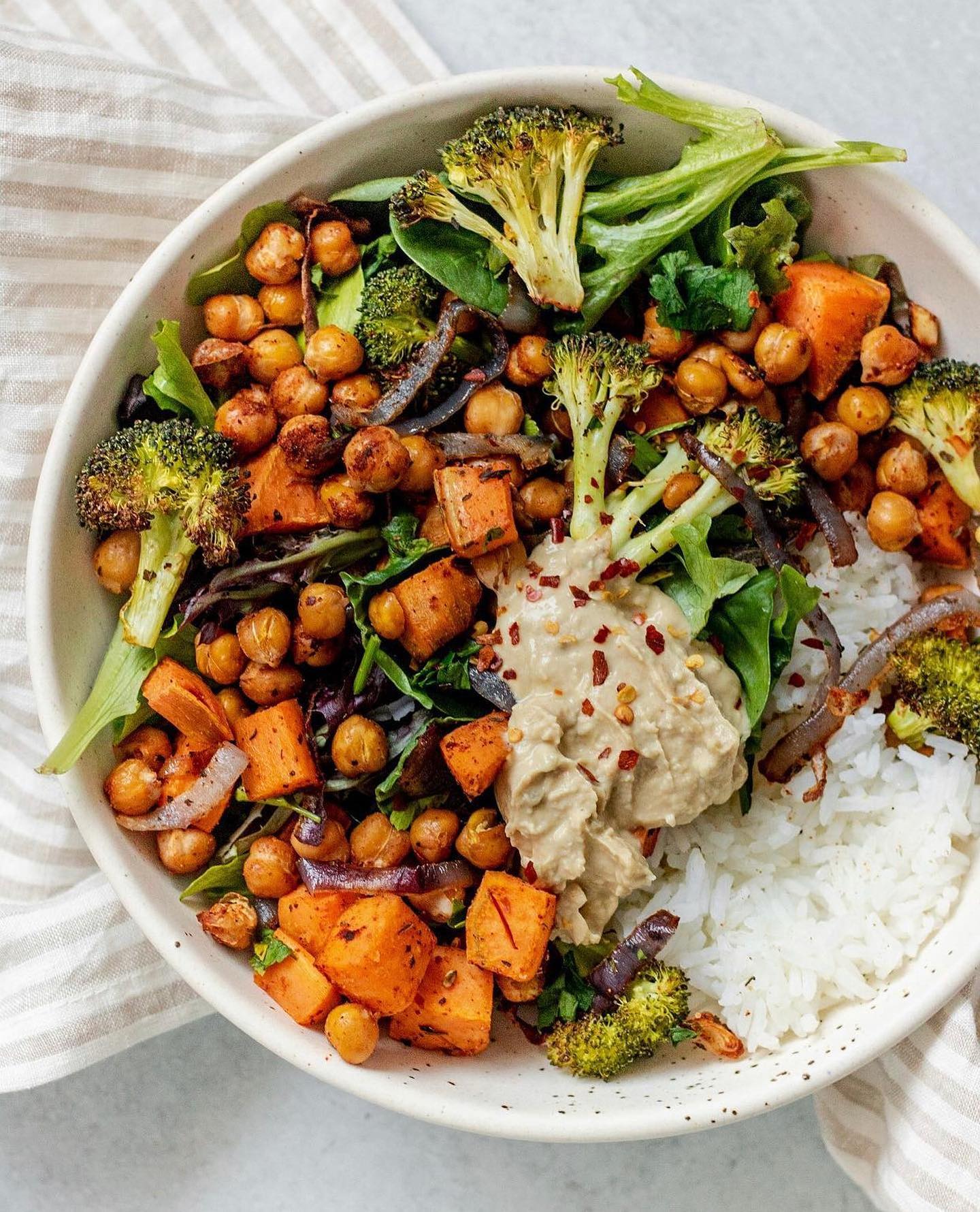 Roasted Sweet Potato Chickpea Sheet Pan Delight