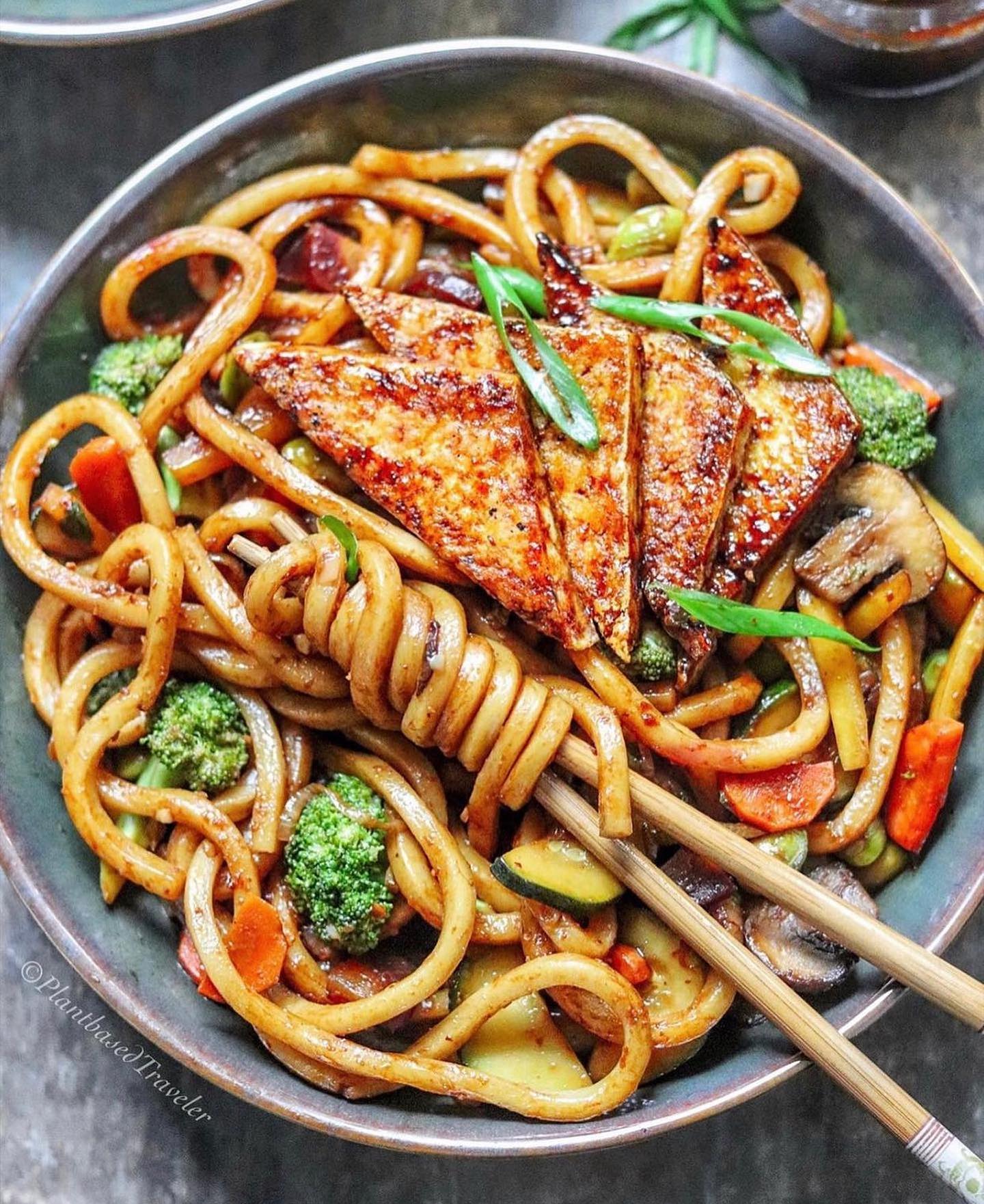Glazed Sweet and Spicy Tofu