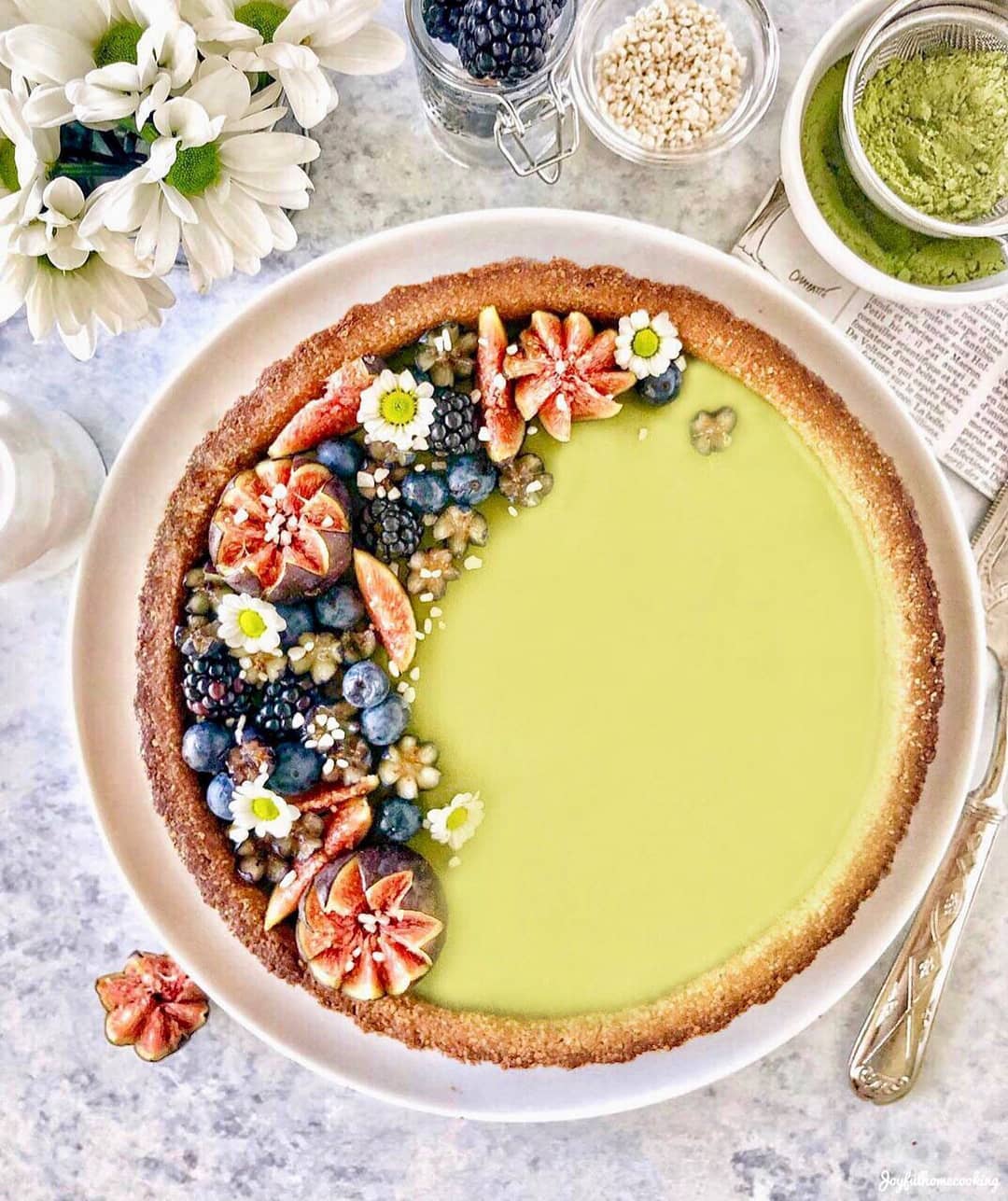 Mesmerising Matcha Tart