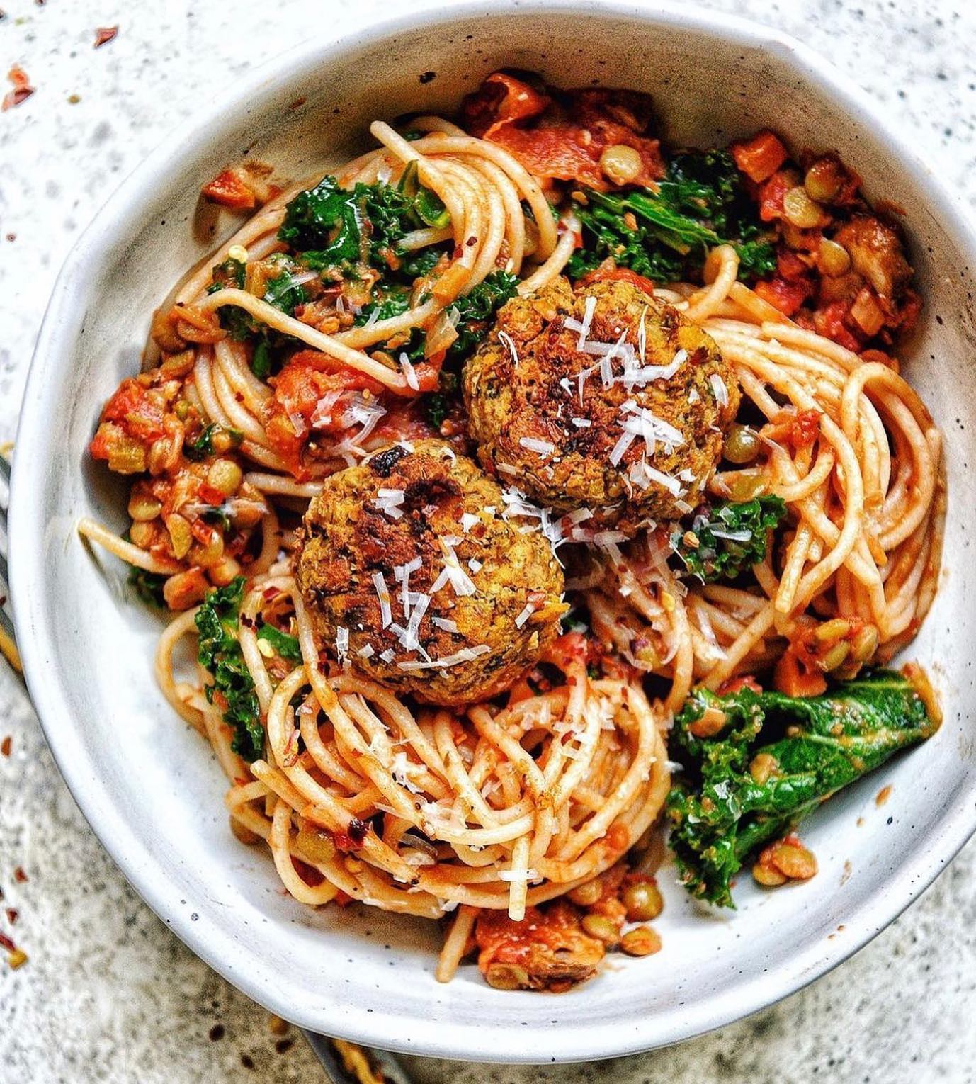Baked Vegan Lentil Meatballs