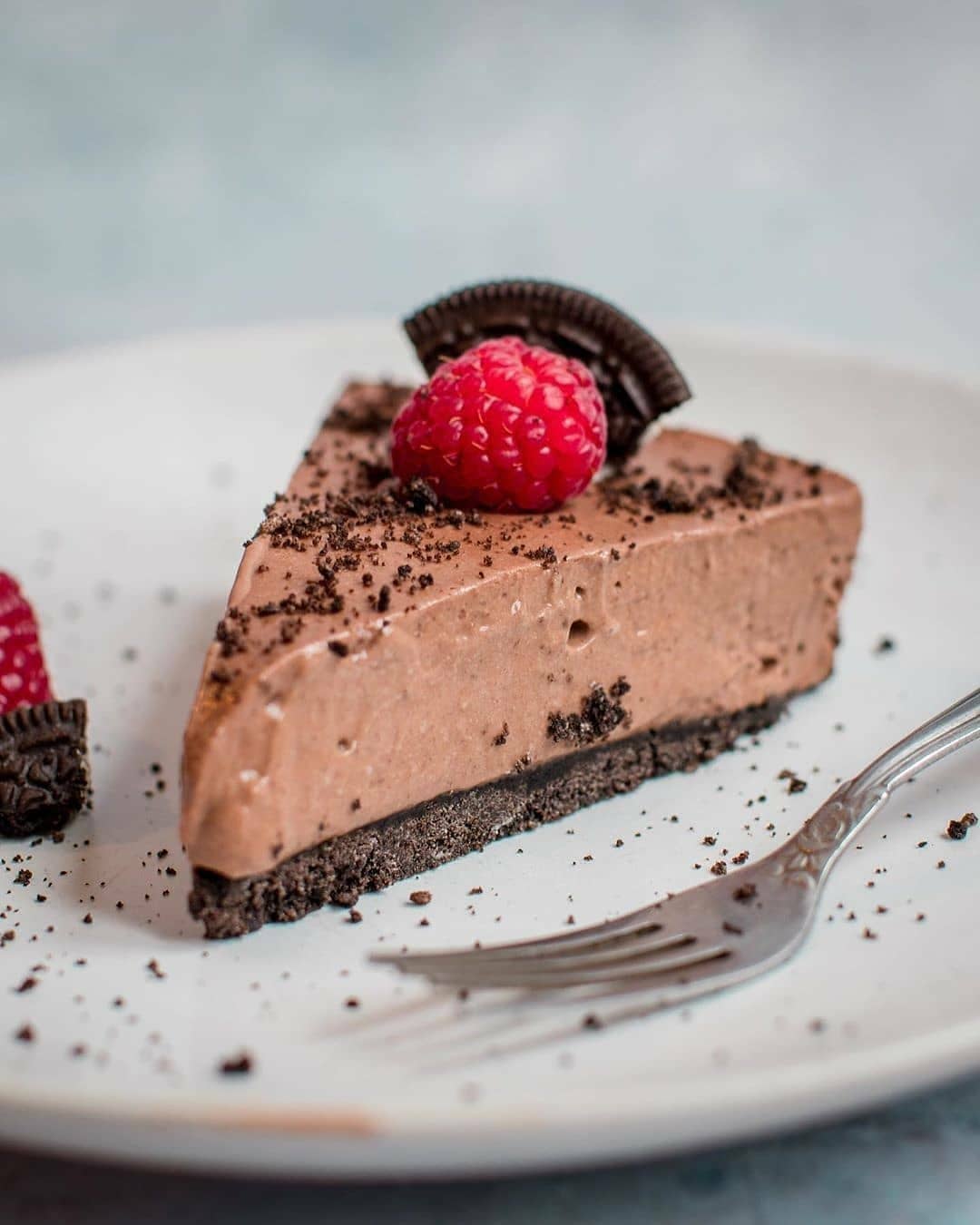 Chocolate Cookie Mousse Tart