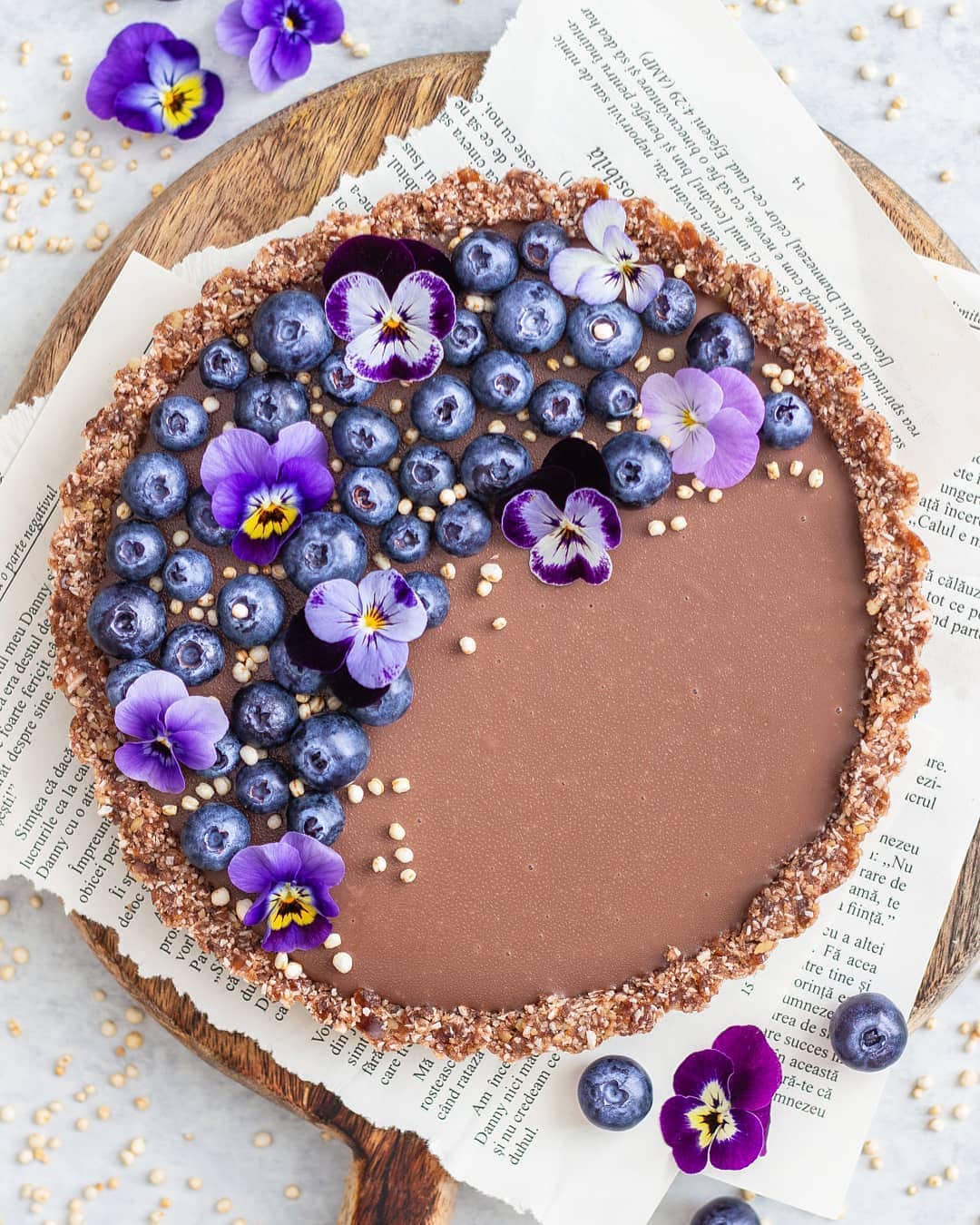 Vegan Double Chocolate Tart