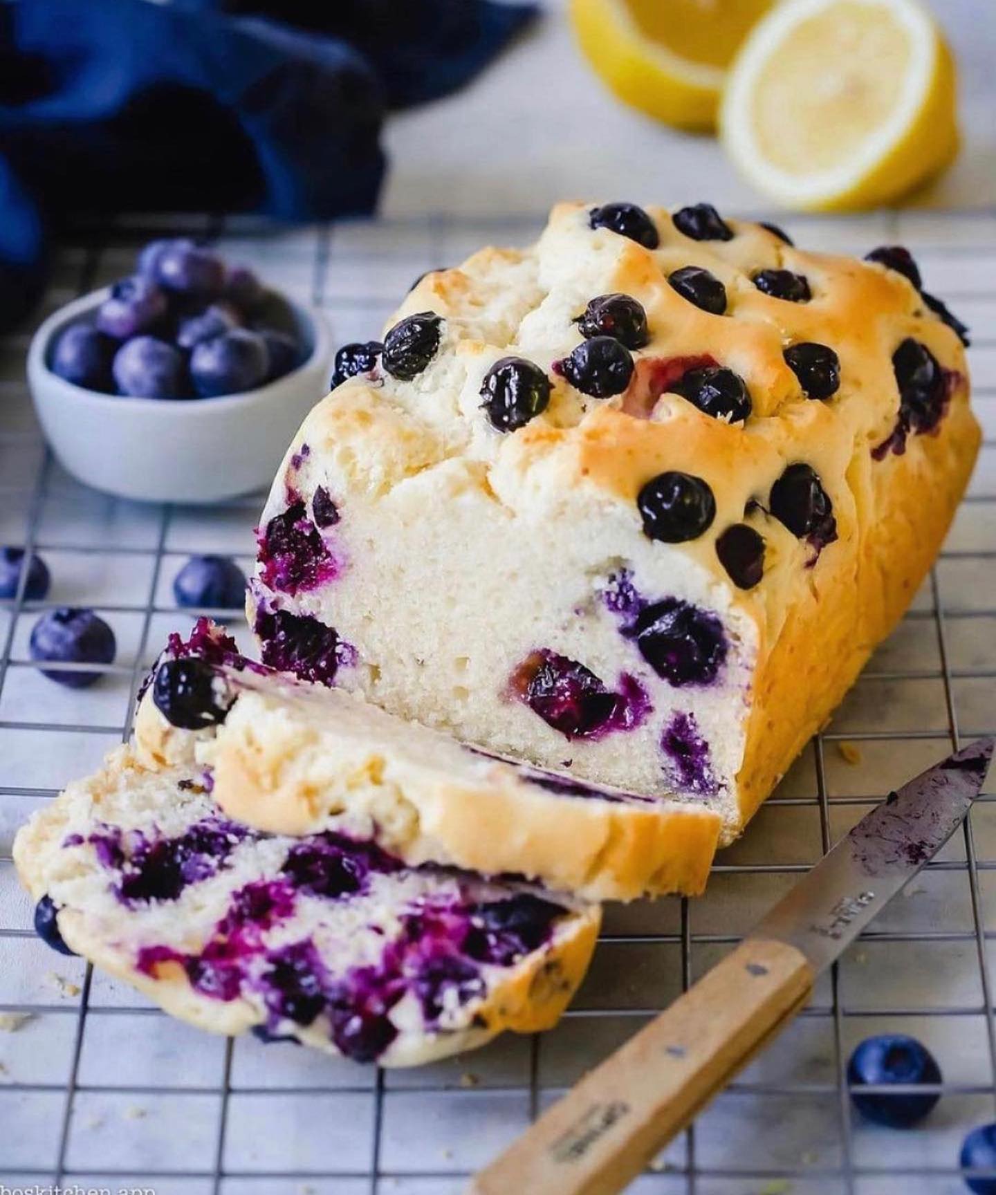 Blueberry Lemon Pound Cake