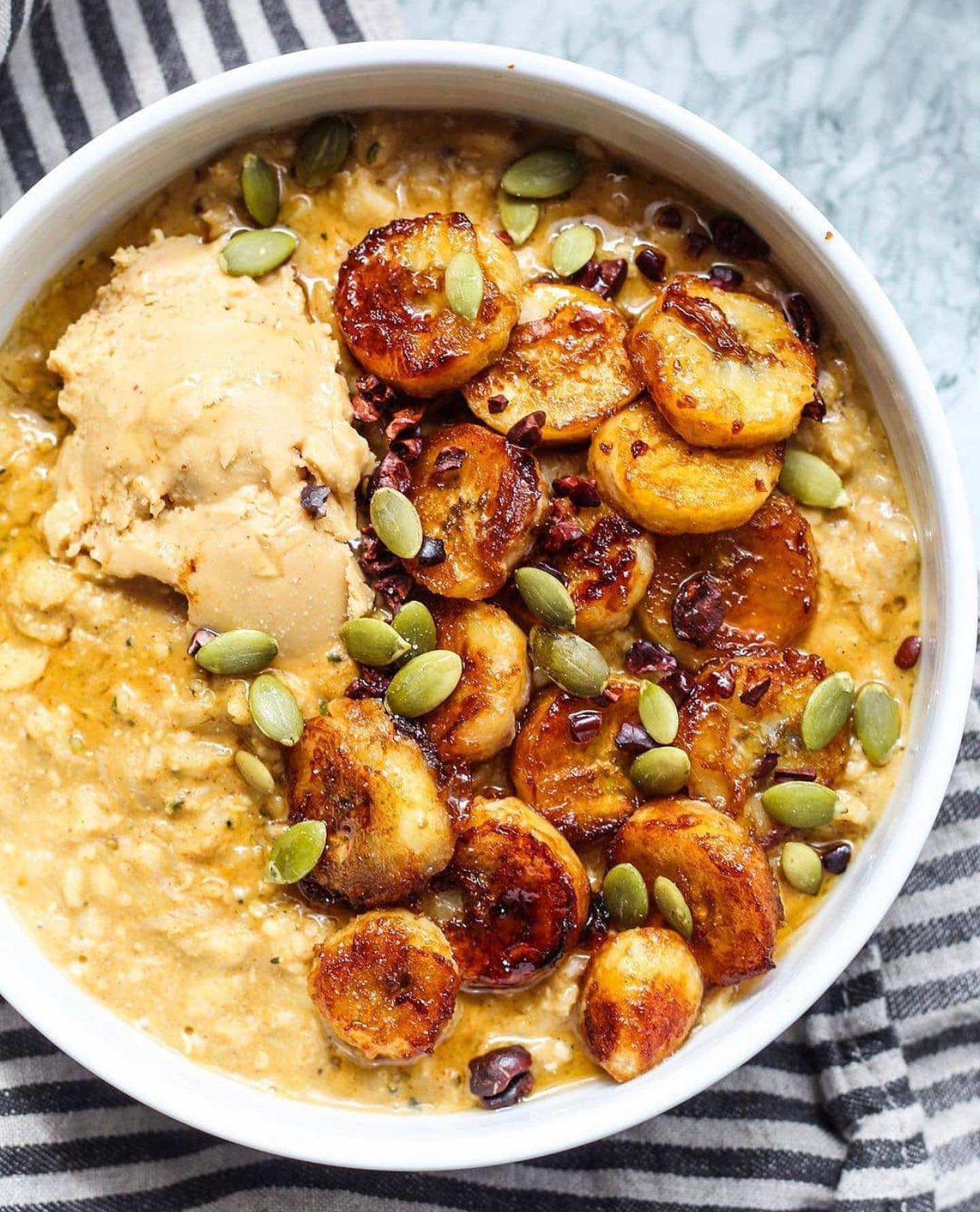 Pumpkin Spiced Oatmeal Breakfast
