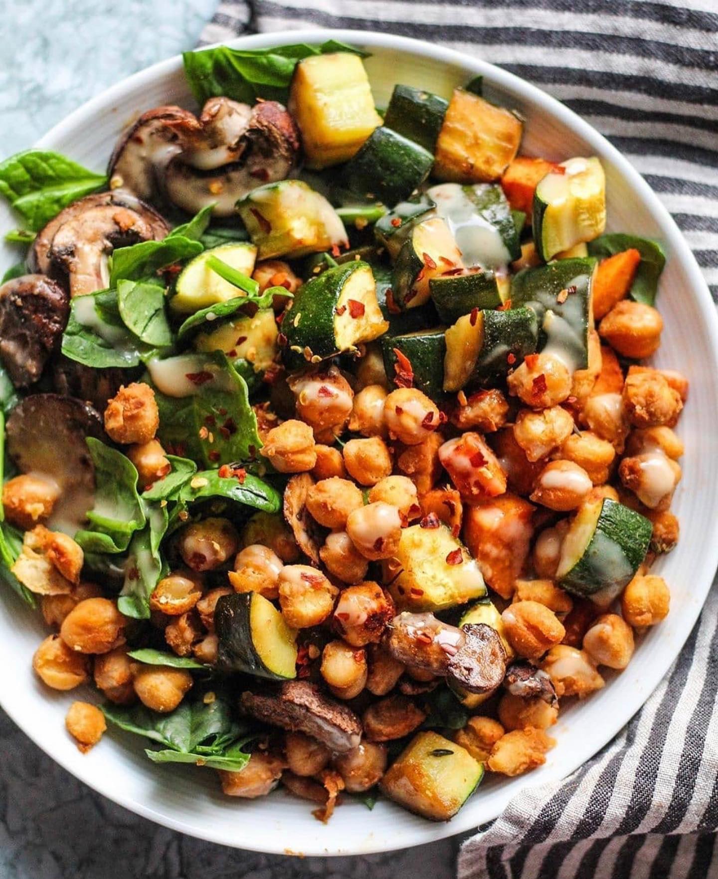 Easy Sheet Pan Chickpea and Vegetable Bake