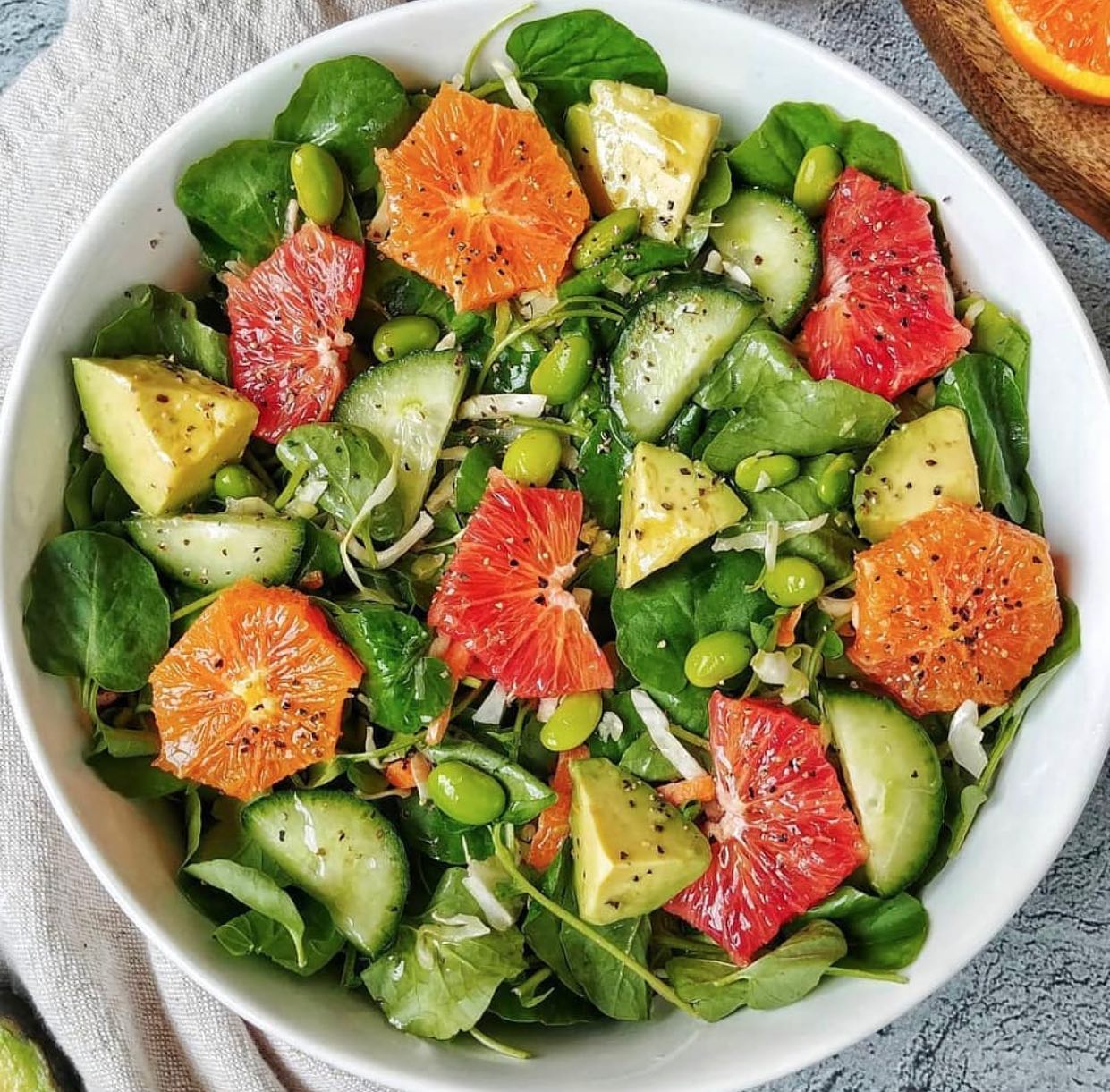 Citrus and Avocado Watercress Salad