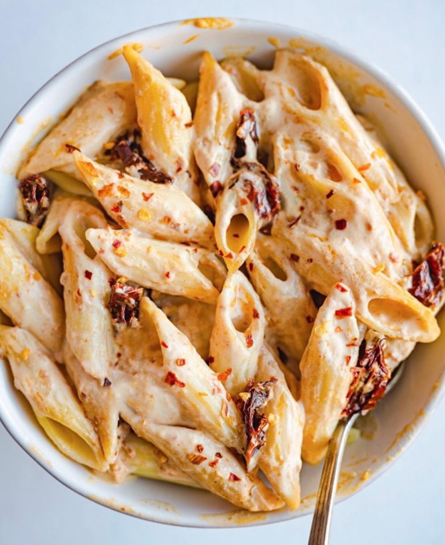 Tofu Sun-Dried Tomato Pasta