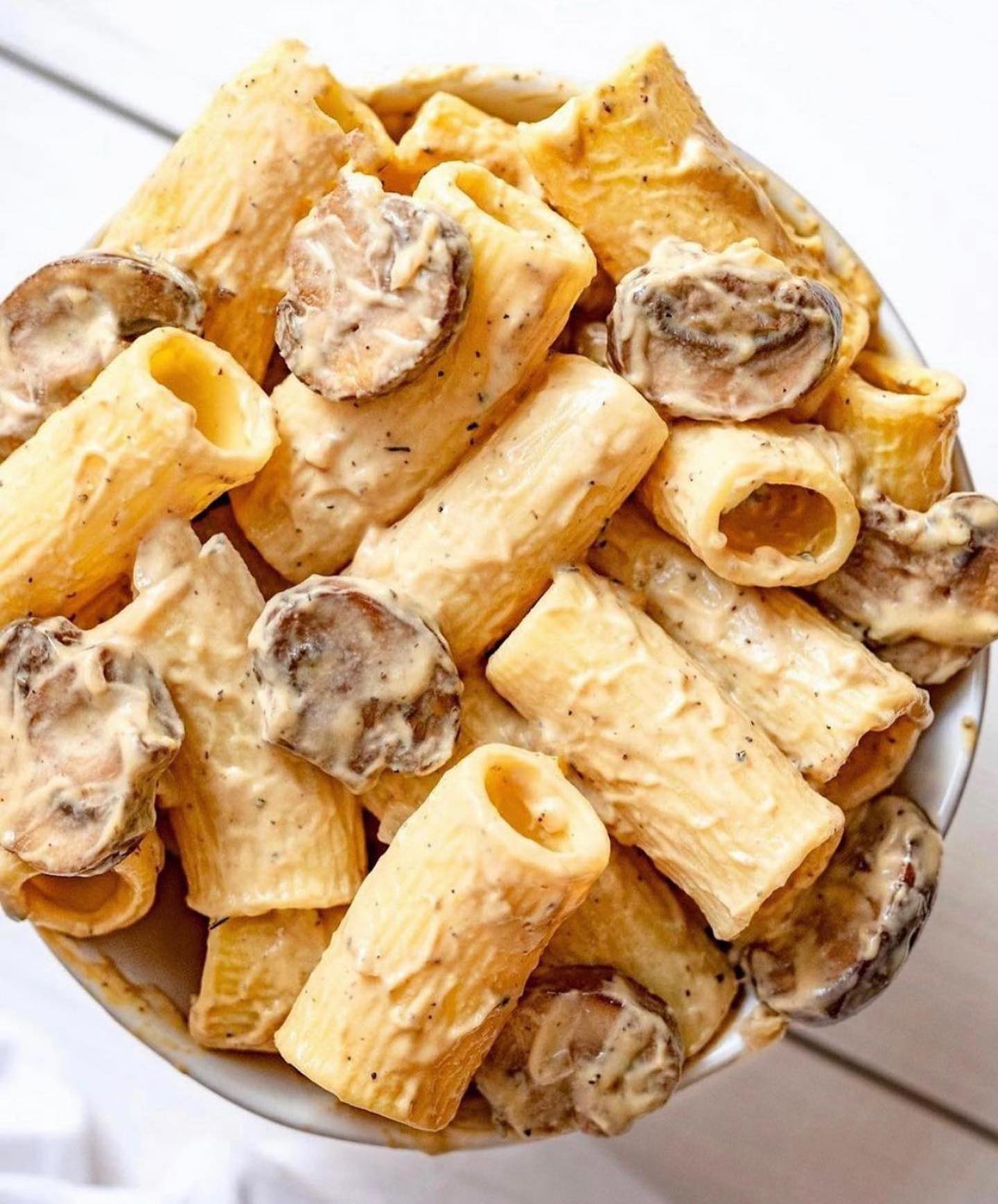 7-Minute Creamy Mushroom Pasta