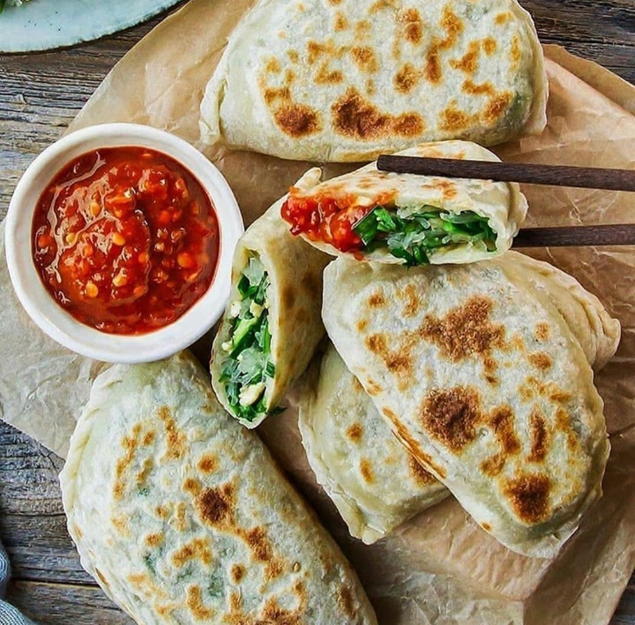 Crispy Chinese Chive Pockets