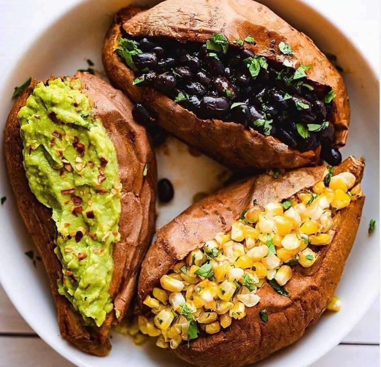 Mexican Inspired Sweet Potato Trio