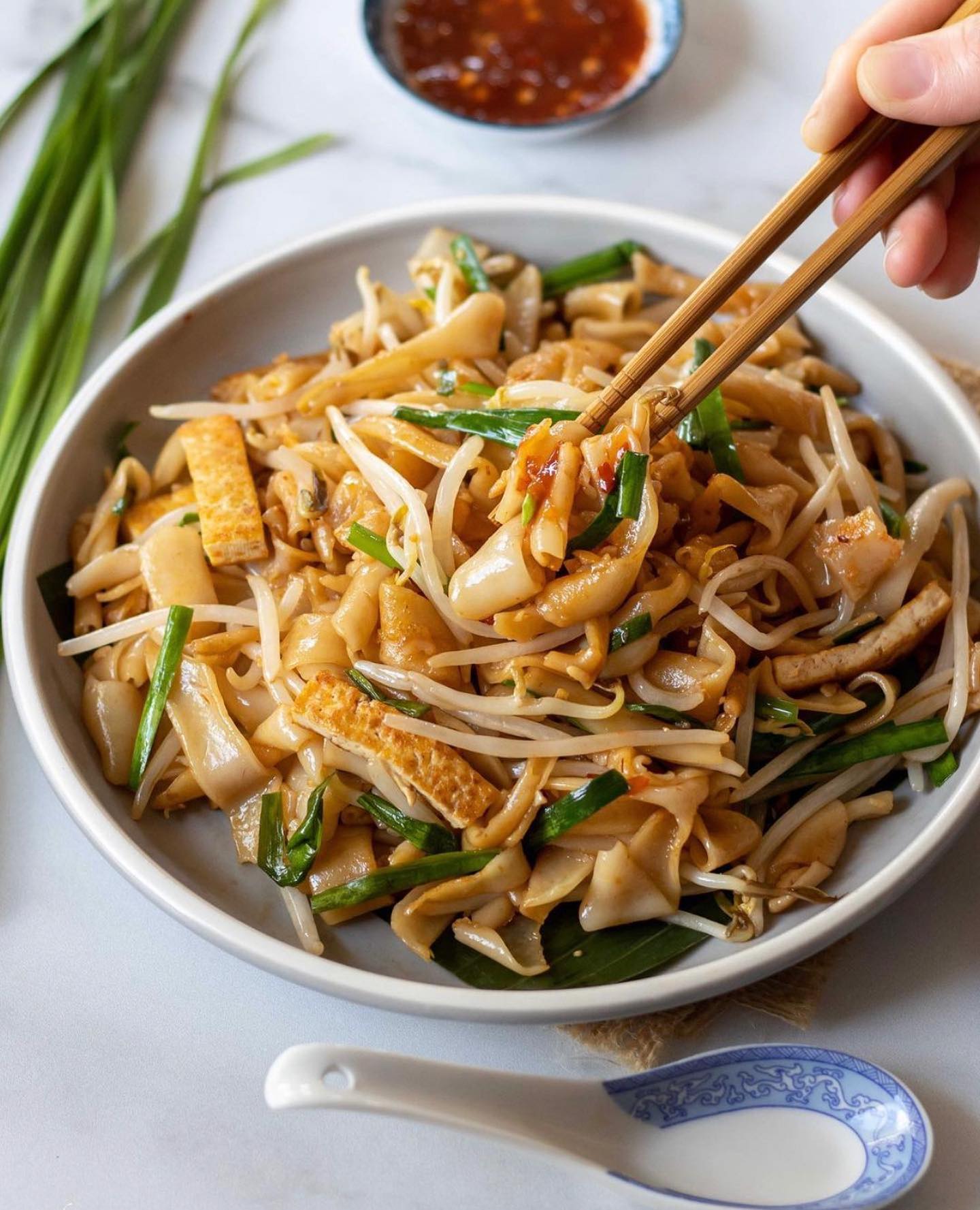 Stir-Fried Flat Rice Noodles