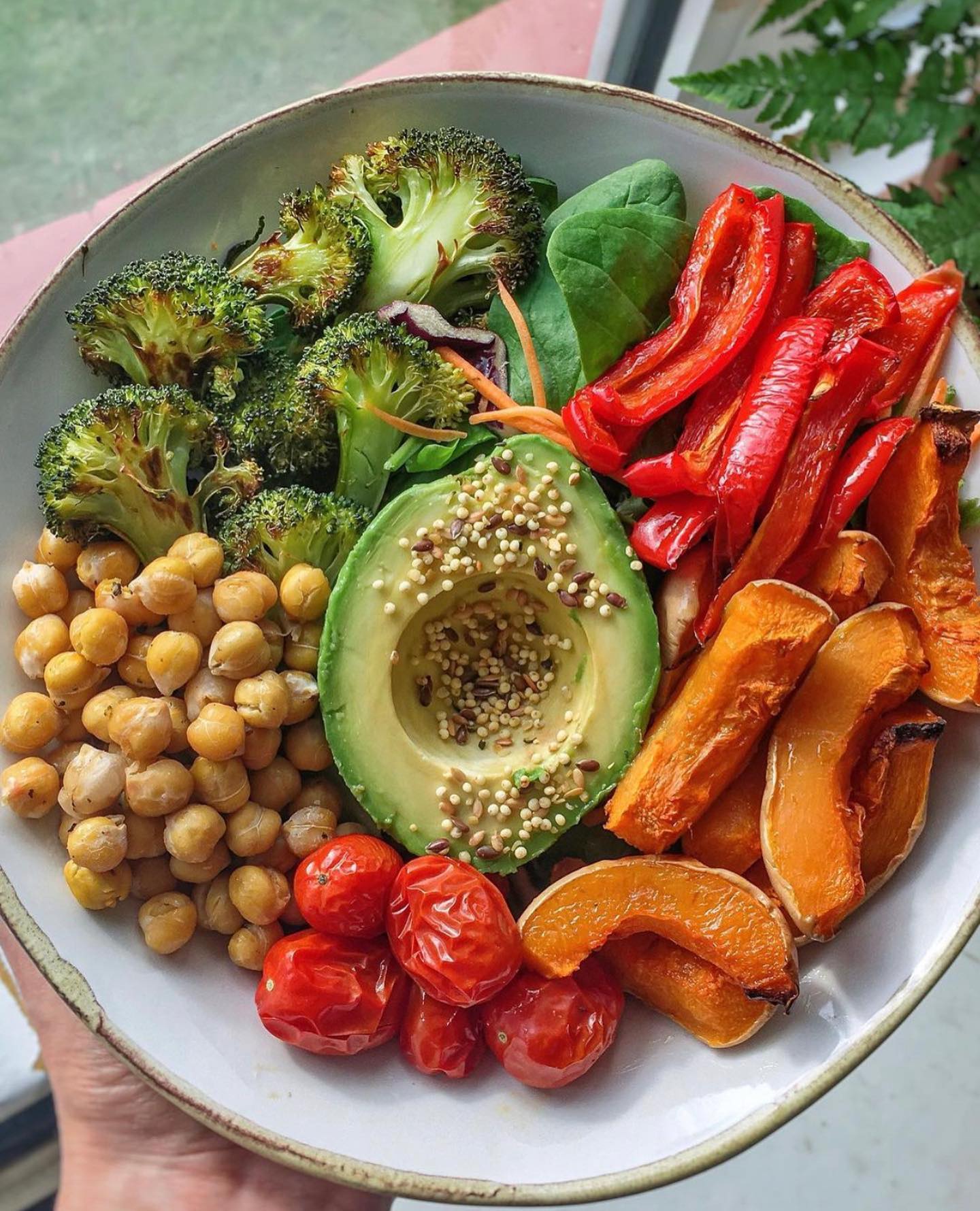 Colorful Roasted Vegetable Bowl