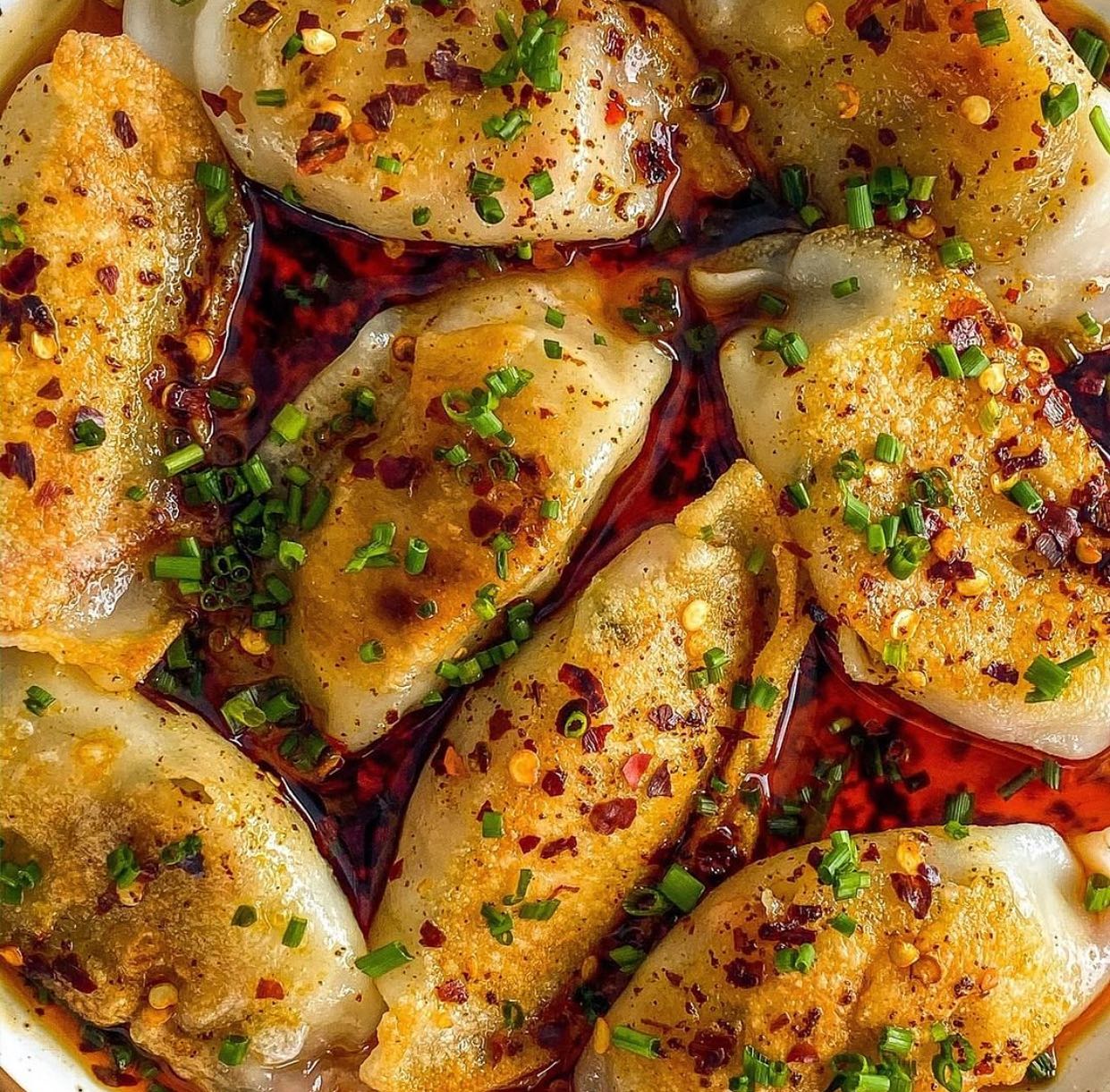 Vegan Mushroom Tofu Gyoza