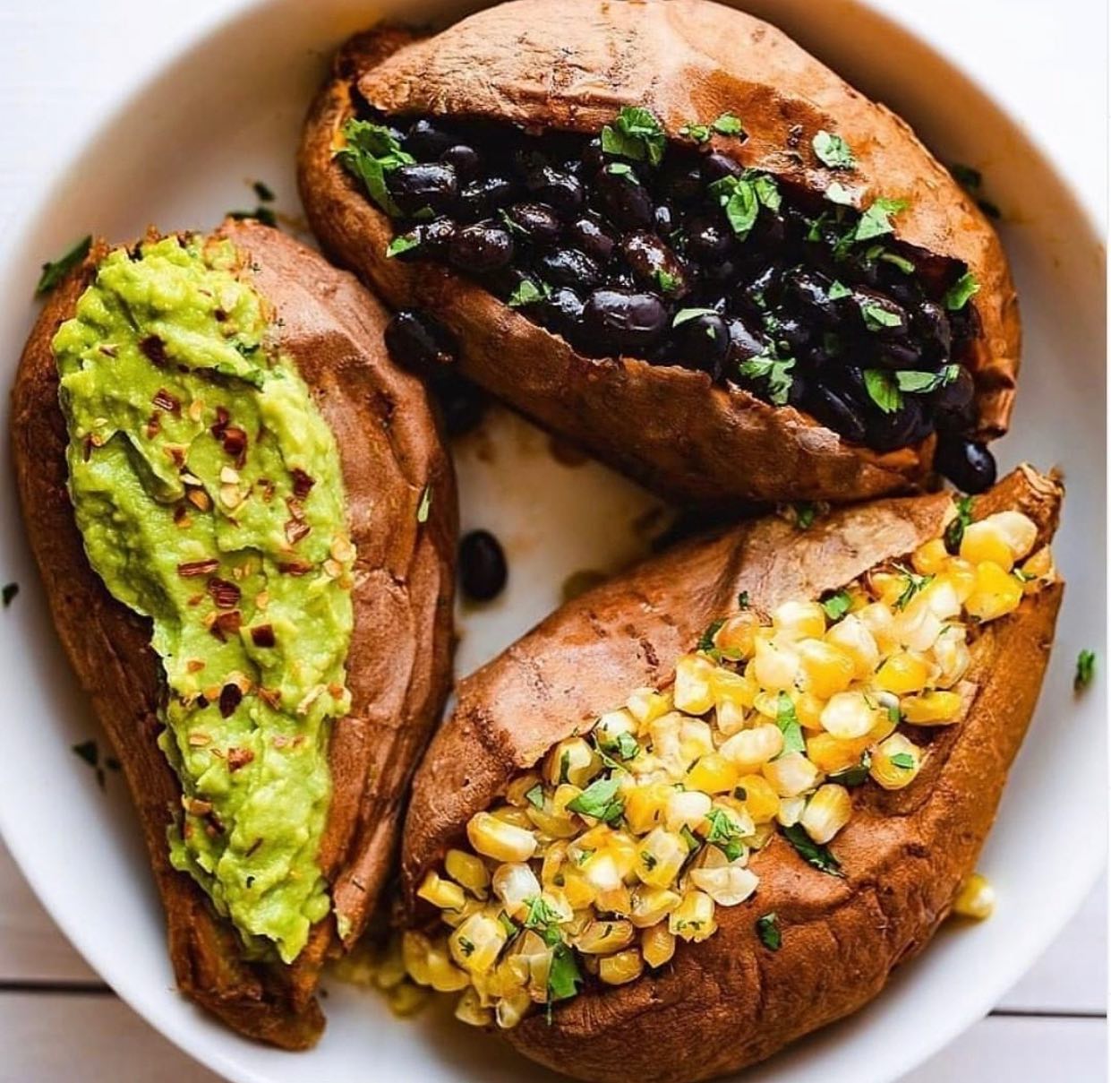 Mexican-Inspired Sweet Potato Trio