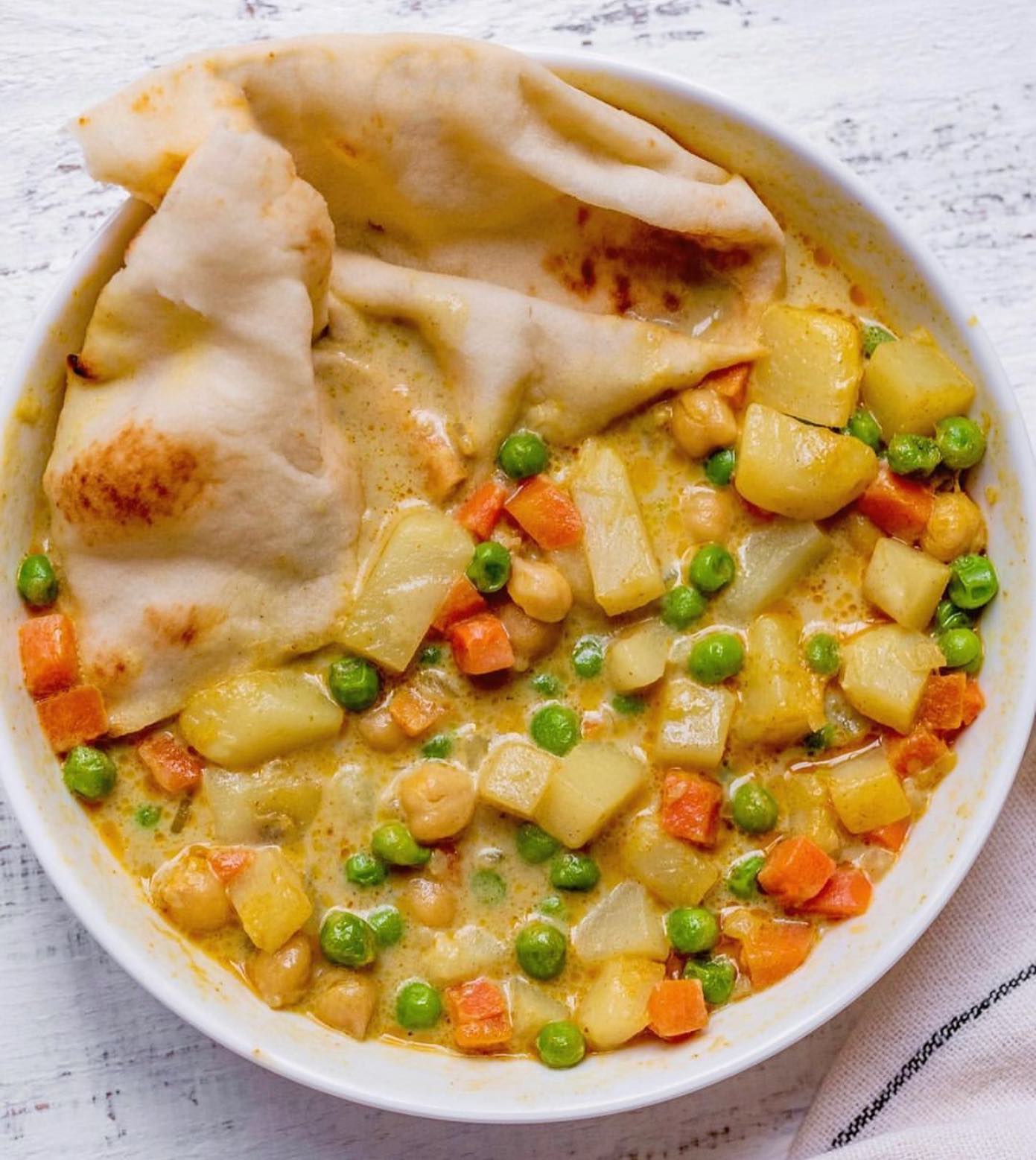 Easy Vegan Potato Chickpea Curry