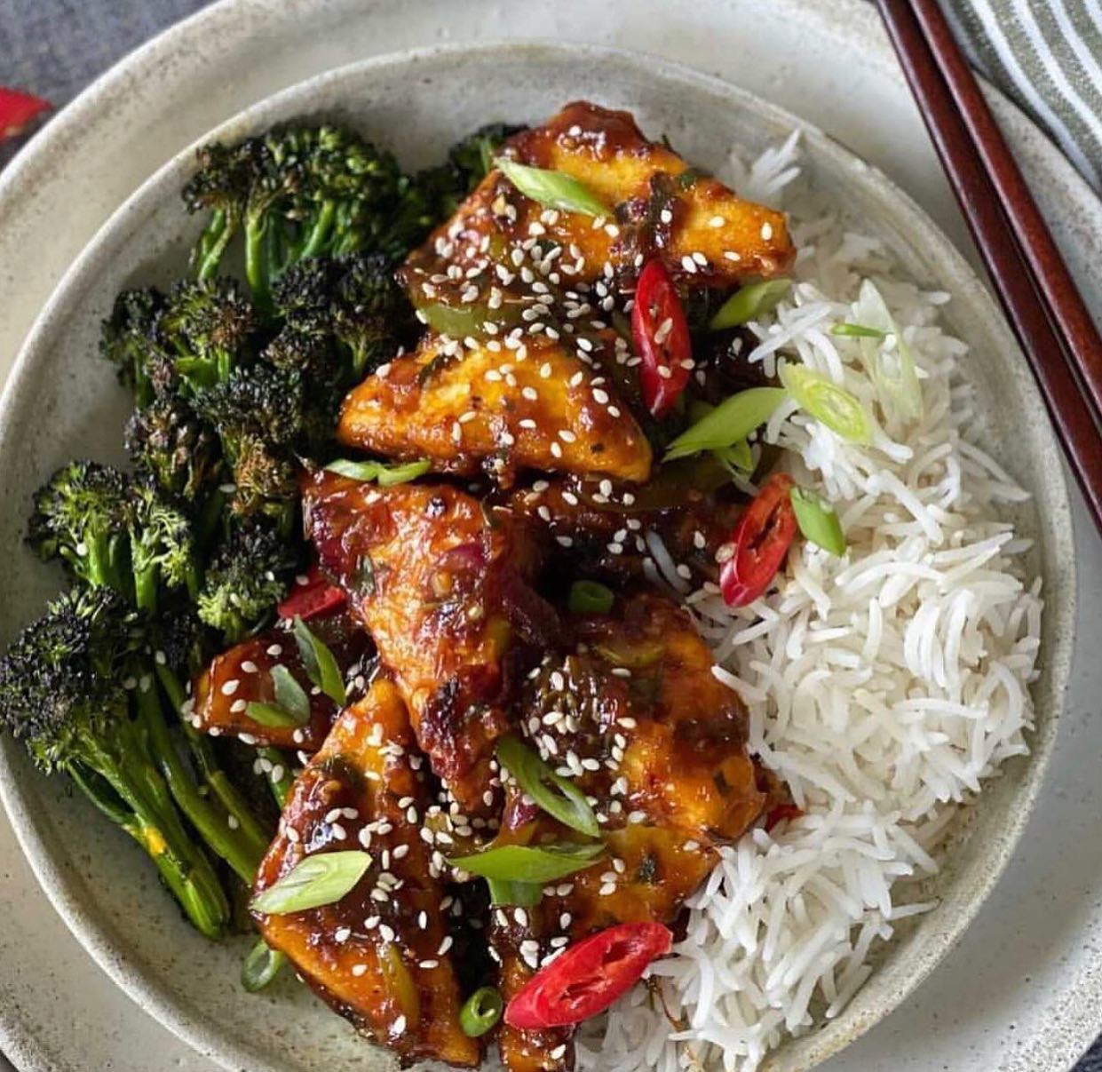 Garlic and Ginger Tofu