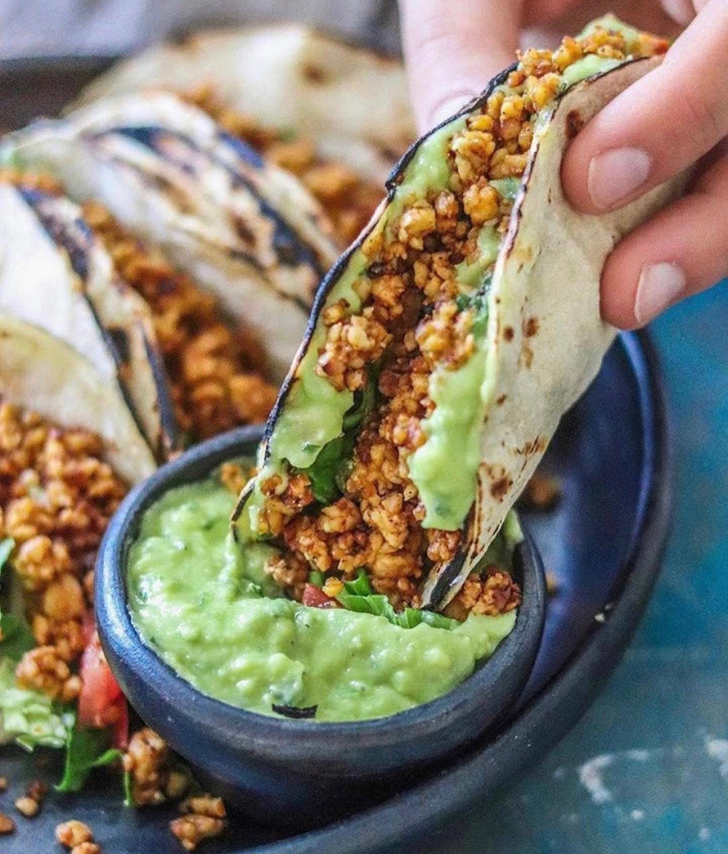 Vegan Spicy Mexican Tacos