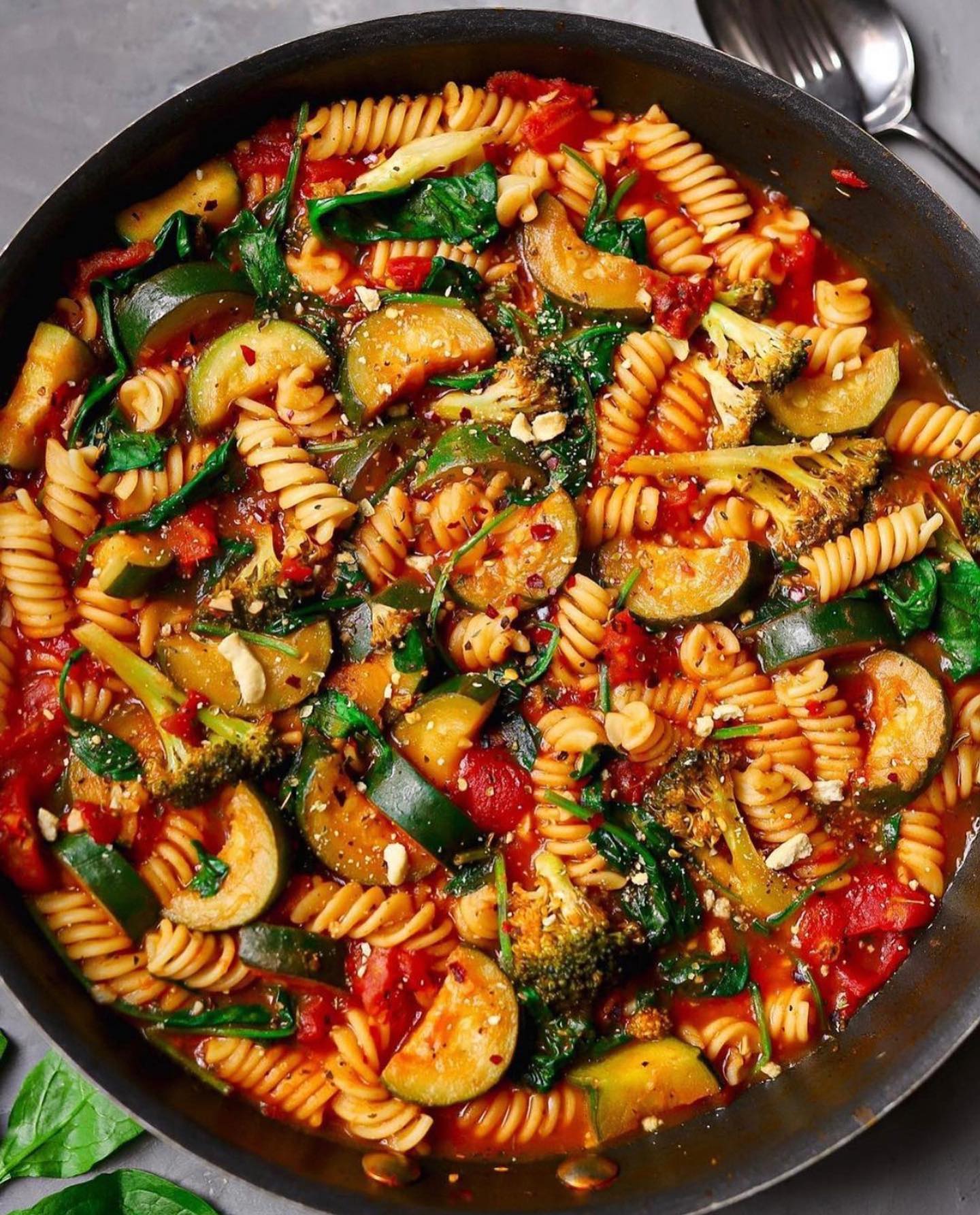 15-Minute Vegan Pasta with Vegetables