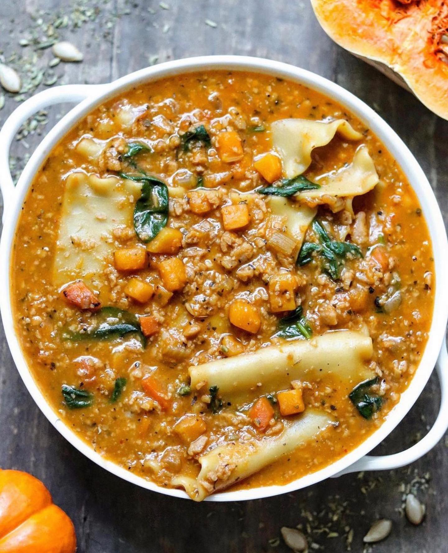Creamy One Pot Butternut Squash Lasagna
