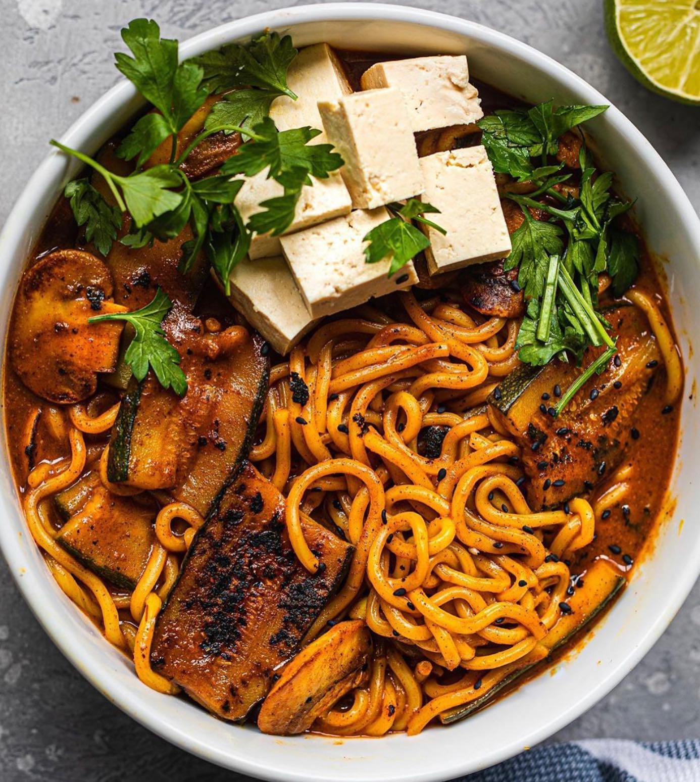 Vegan Curry Noodle Soup