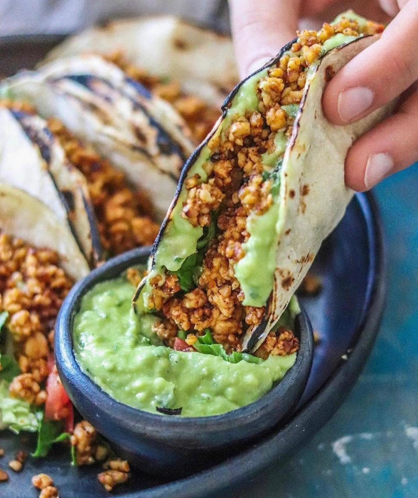 Spicy Mexican Tacos with Tempeh