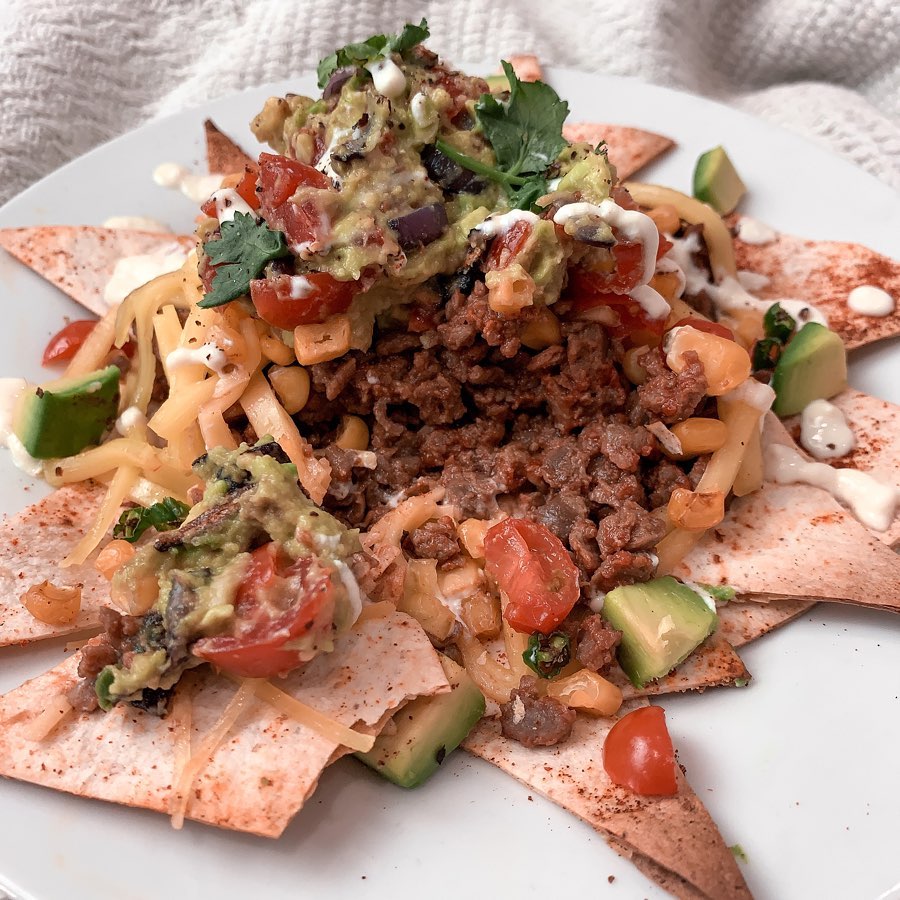 Easy Loaded Vegan Nachos
