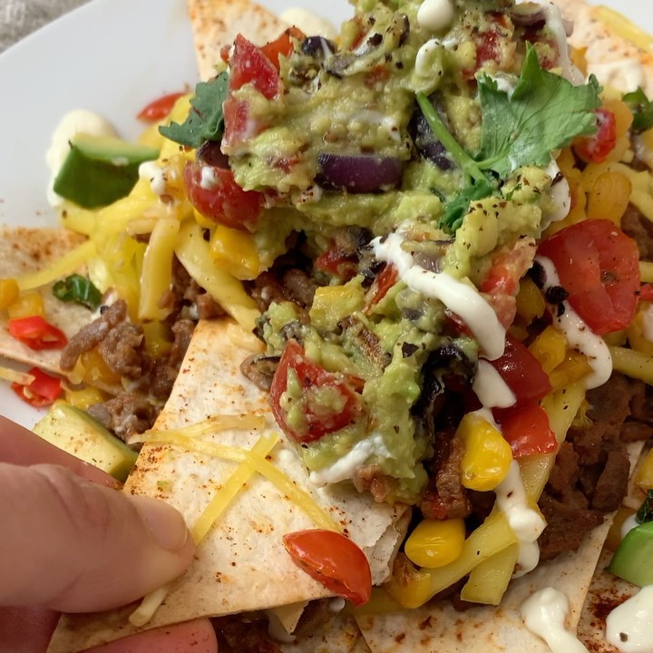 Easy Loaded Vegan Nachos