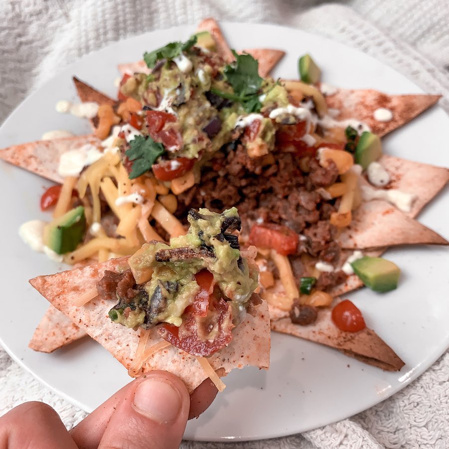 Easy Loaded Vegan Nachos