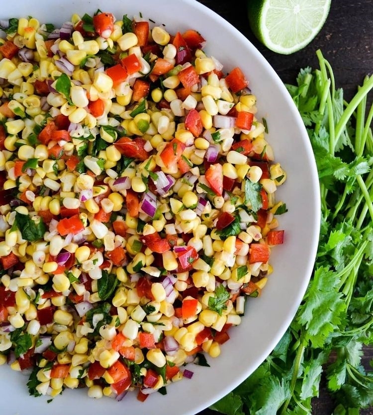 Vegan Fresh Corn Salsa