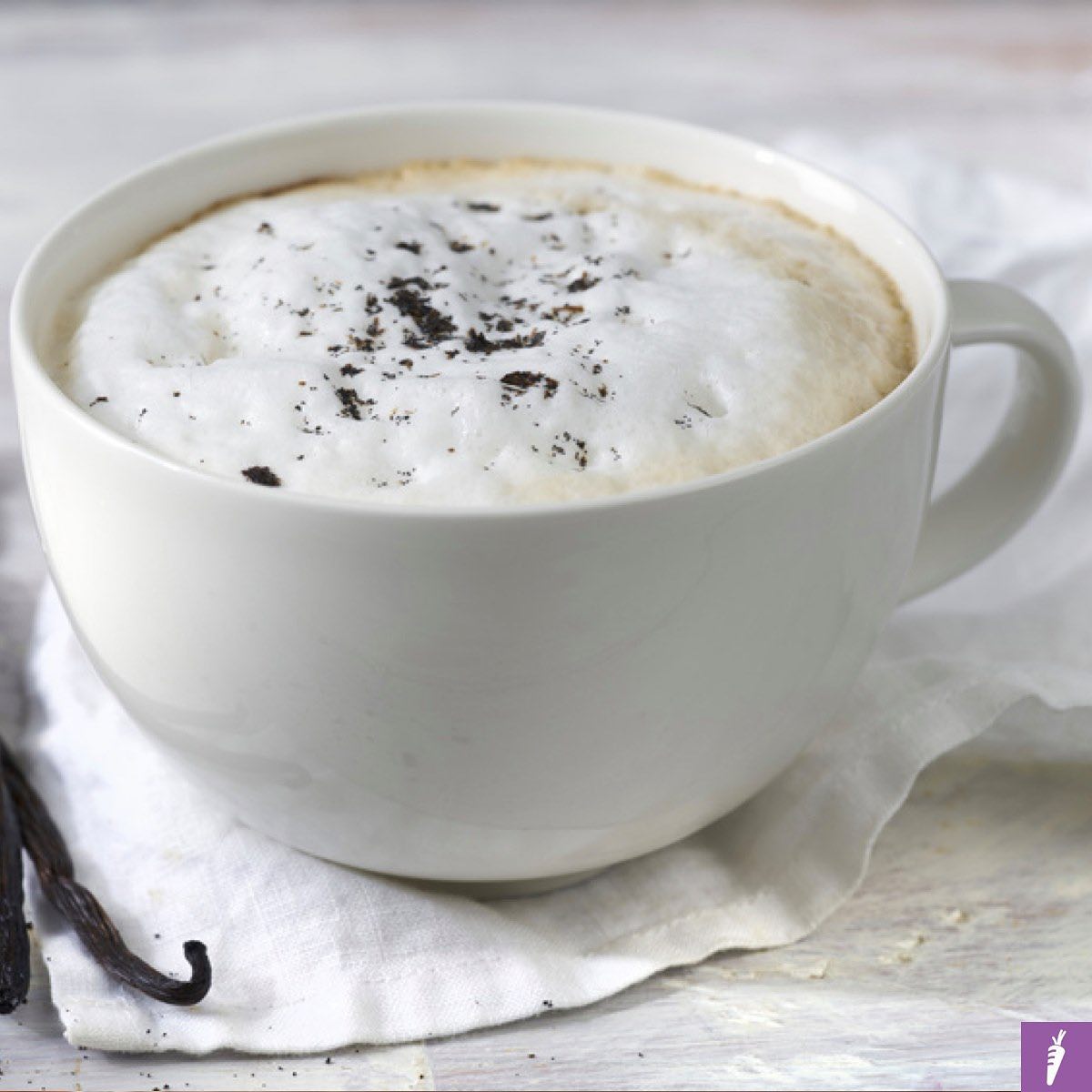 Peppermint Vanilla Infused Chocolate Latte