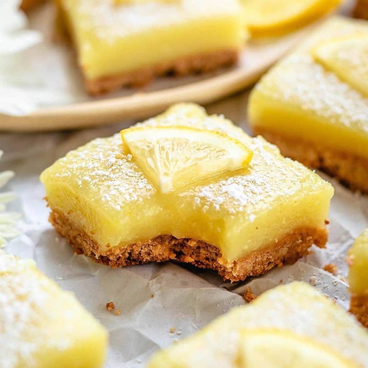Vegan Gluten-Free Lemon Bars