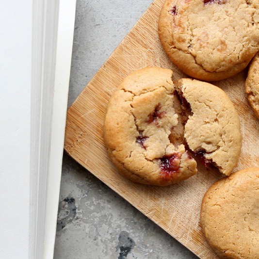 Peanut Butter and Jelly Cookies