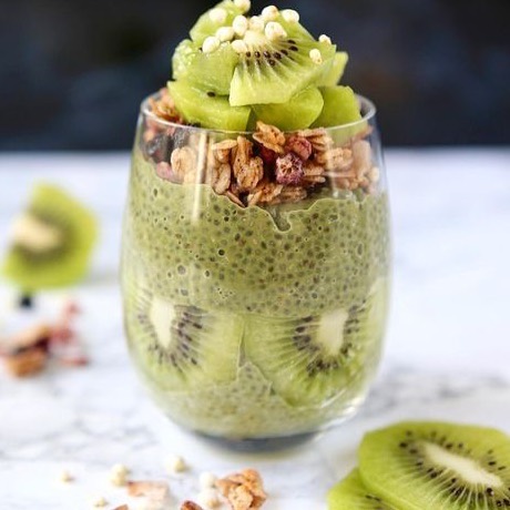 Matcha Chia Seed Pudding