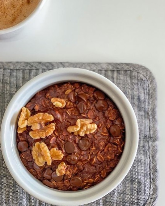 Brownie-Inspired Baked Oats
