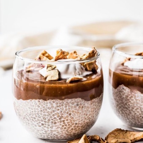Vegan Caramel Chia Pudding