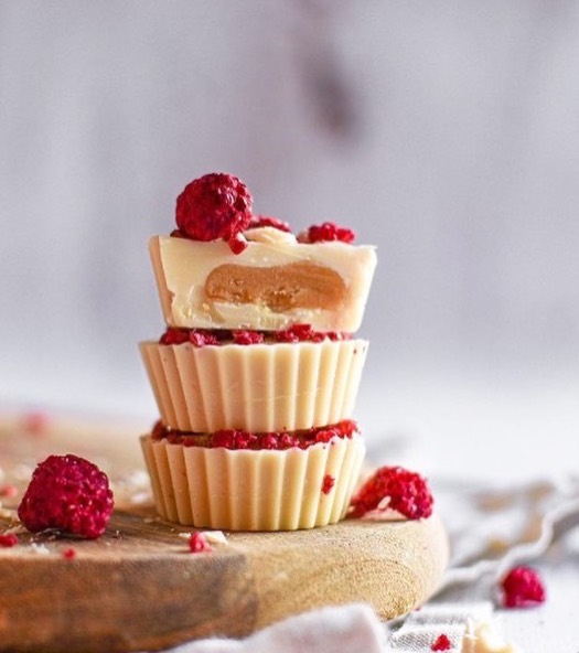 Vegan White Chocolate Peanut Butter Cups
