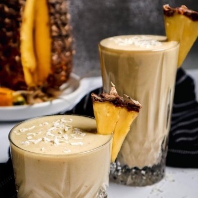 Pineapple and Banana Protein Smoothie