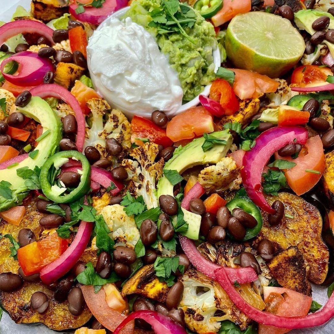 Cauliflower Sheet Pan Nachos