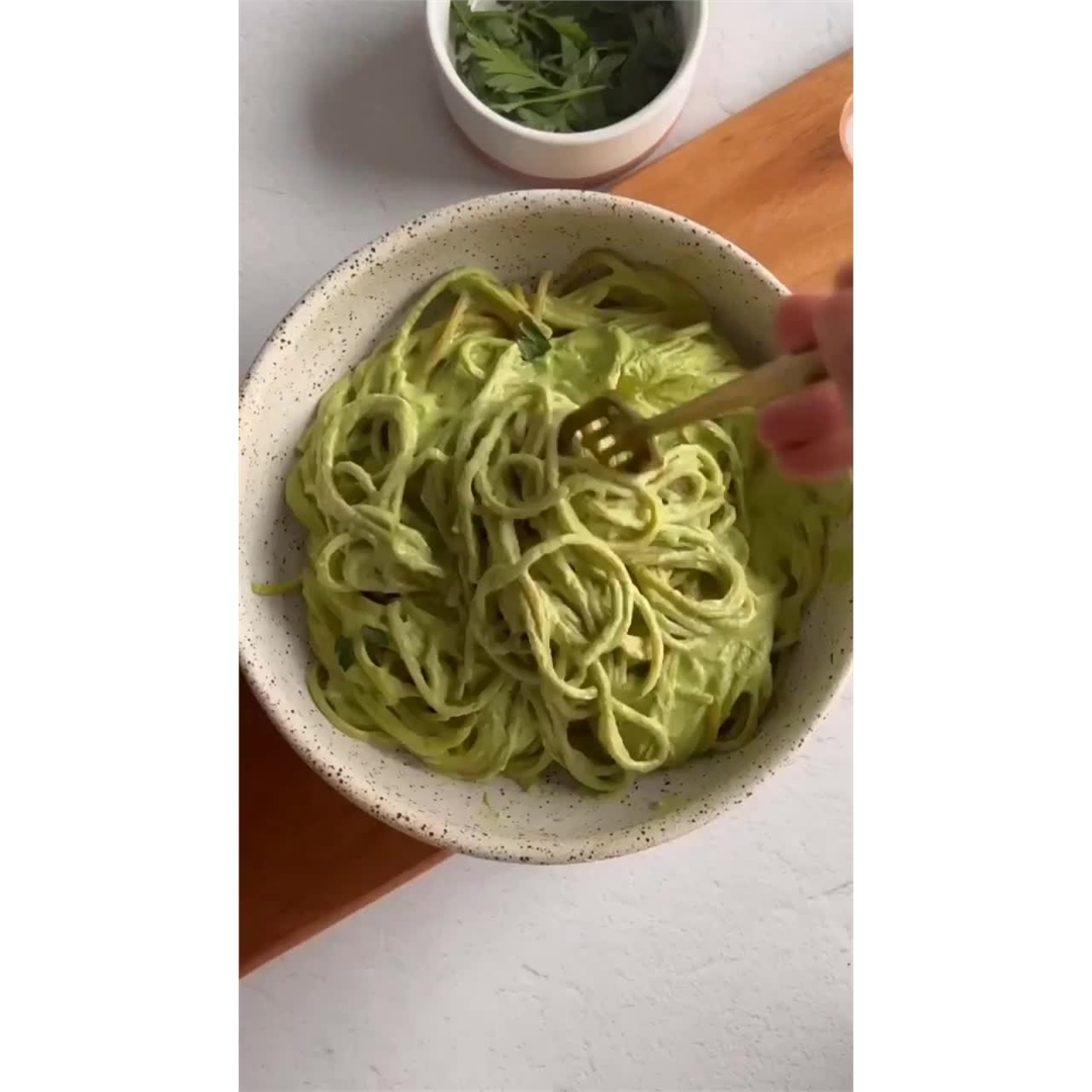 Roasted Garlic Cashew Cream Pasta