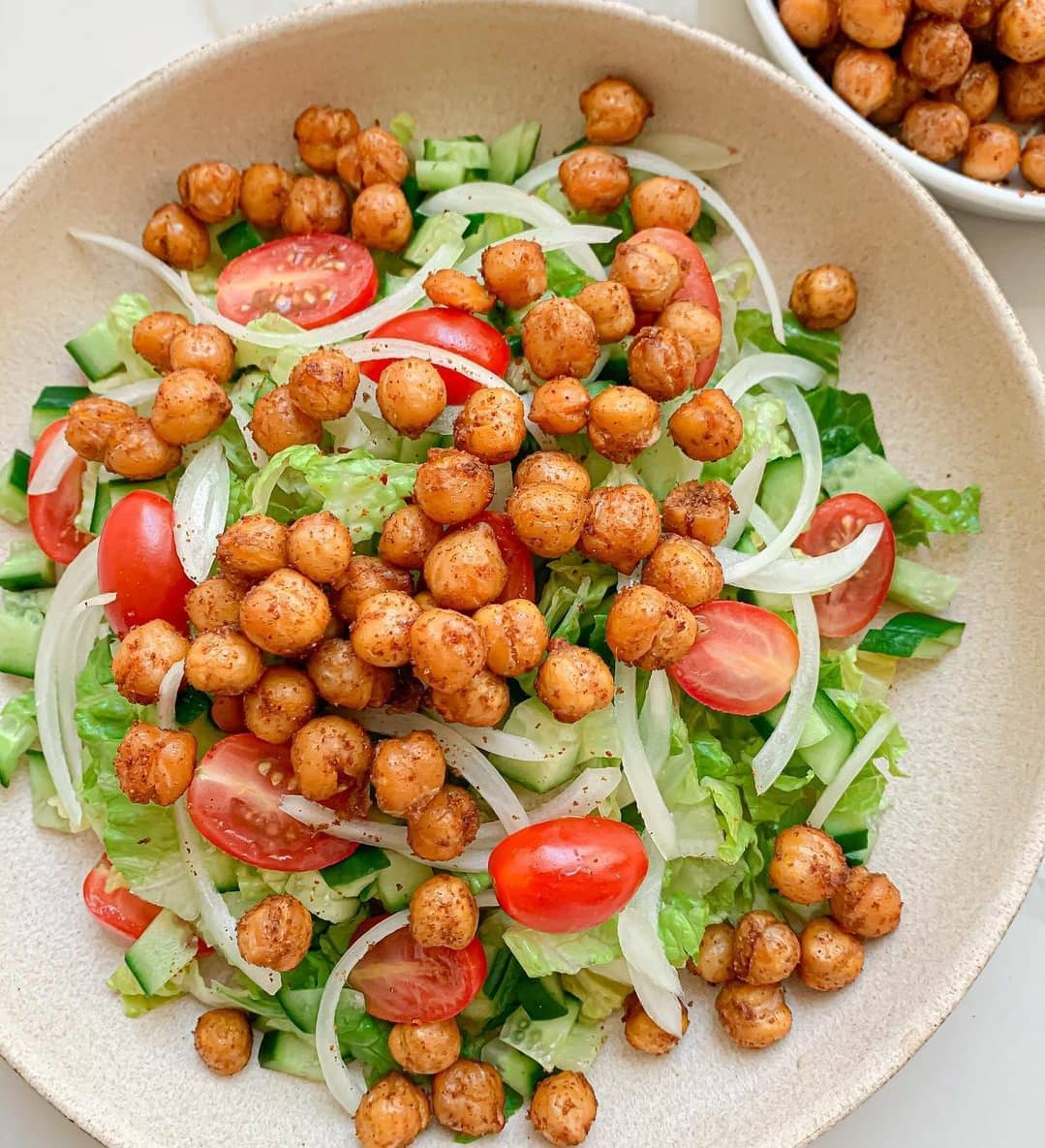 Crispy Air Fried Chickpeas