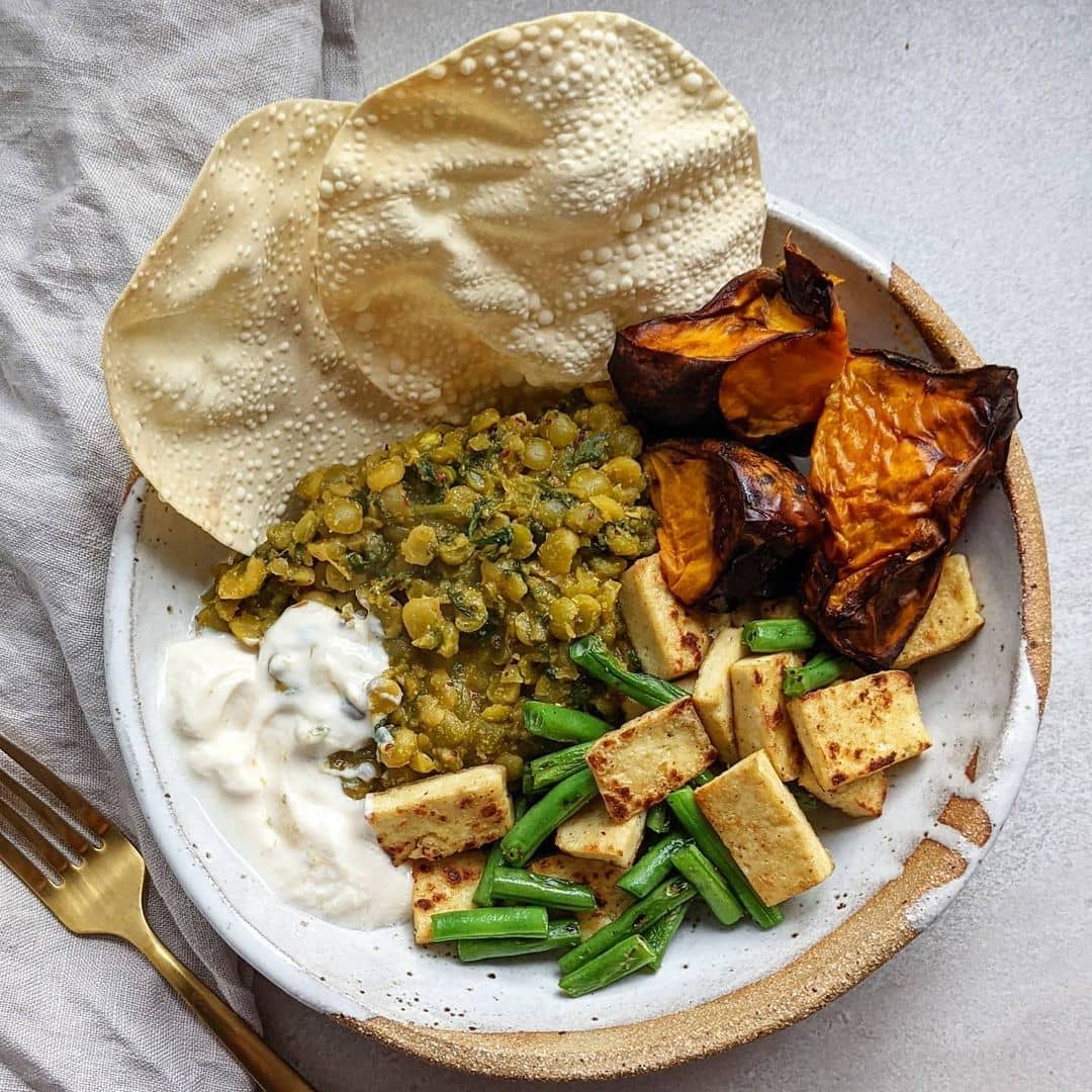 Split Green Pea and Spinach Dahl