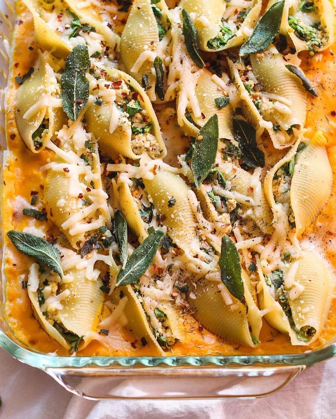 Butternut Squash Stuffed Shells