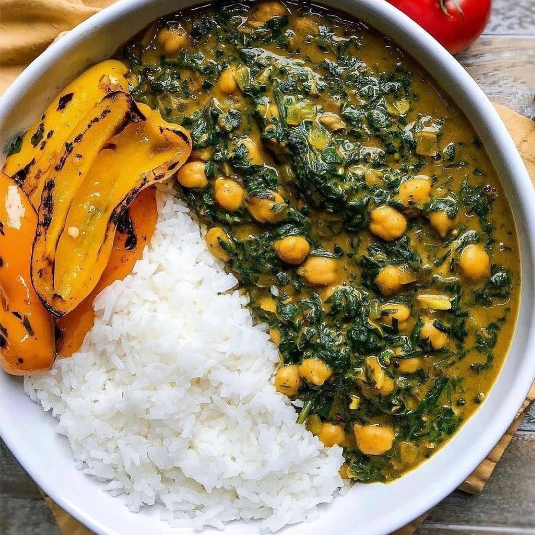 Quick Vegan Saag Chole