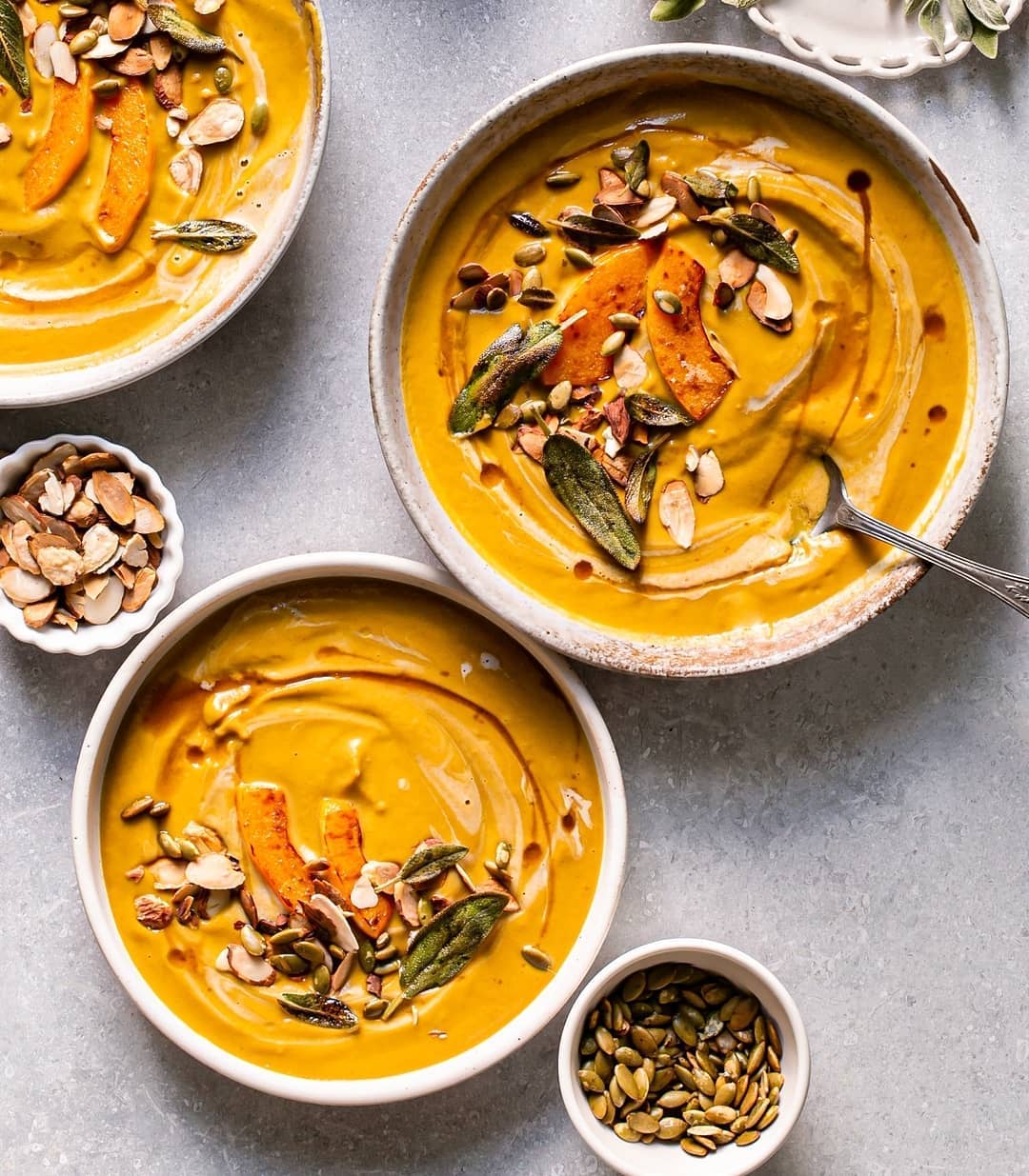 Roasted Butternut Squash Carrot Soup