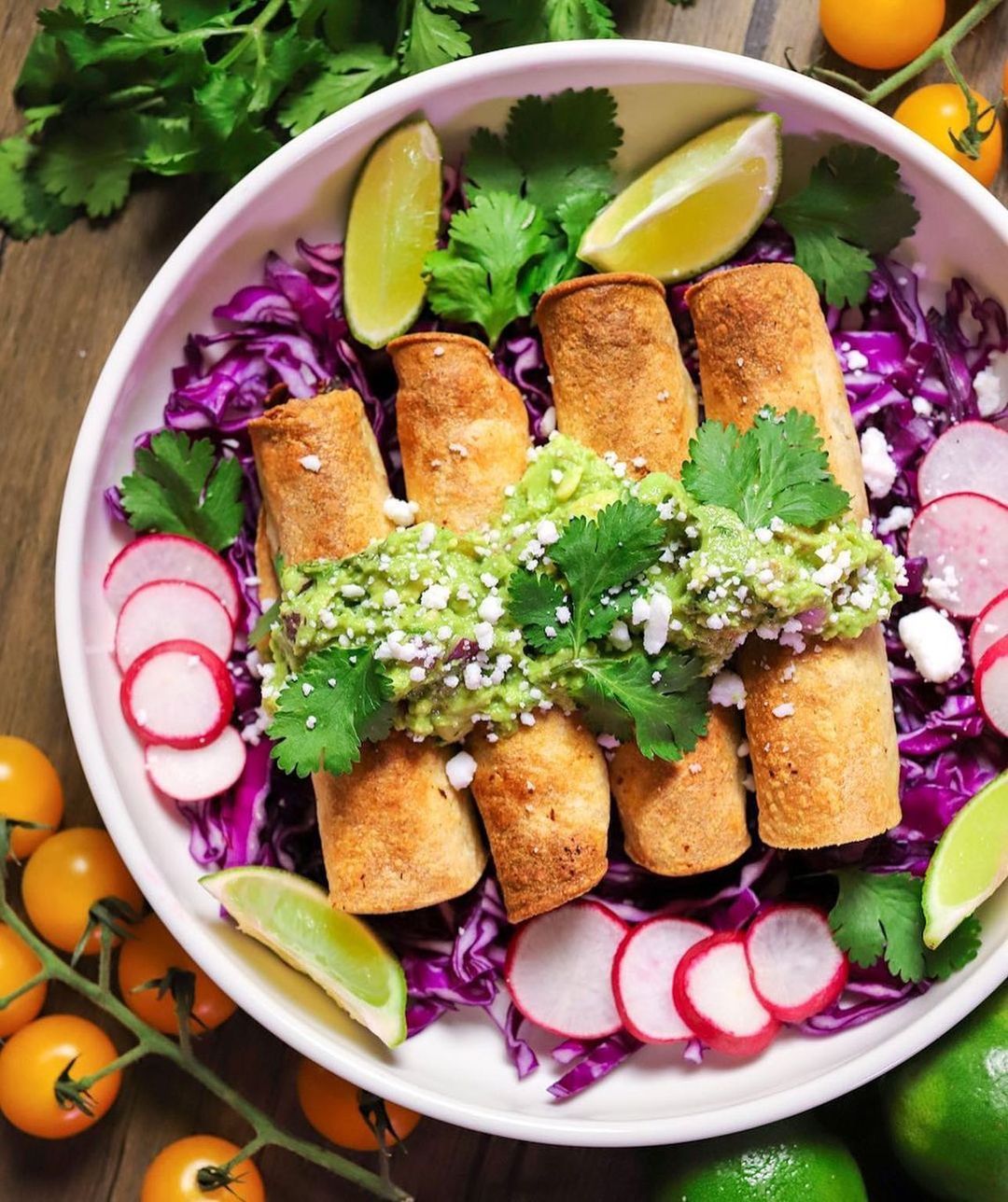 Air Fryer Vegan Chipotle Taquitos