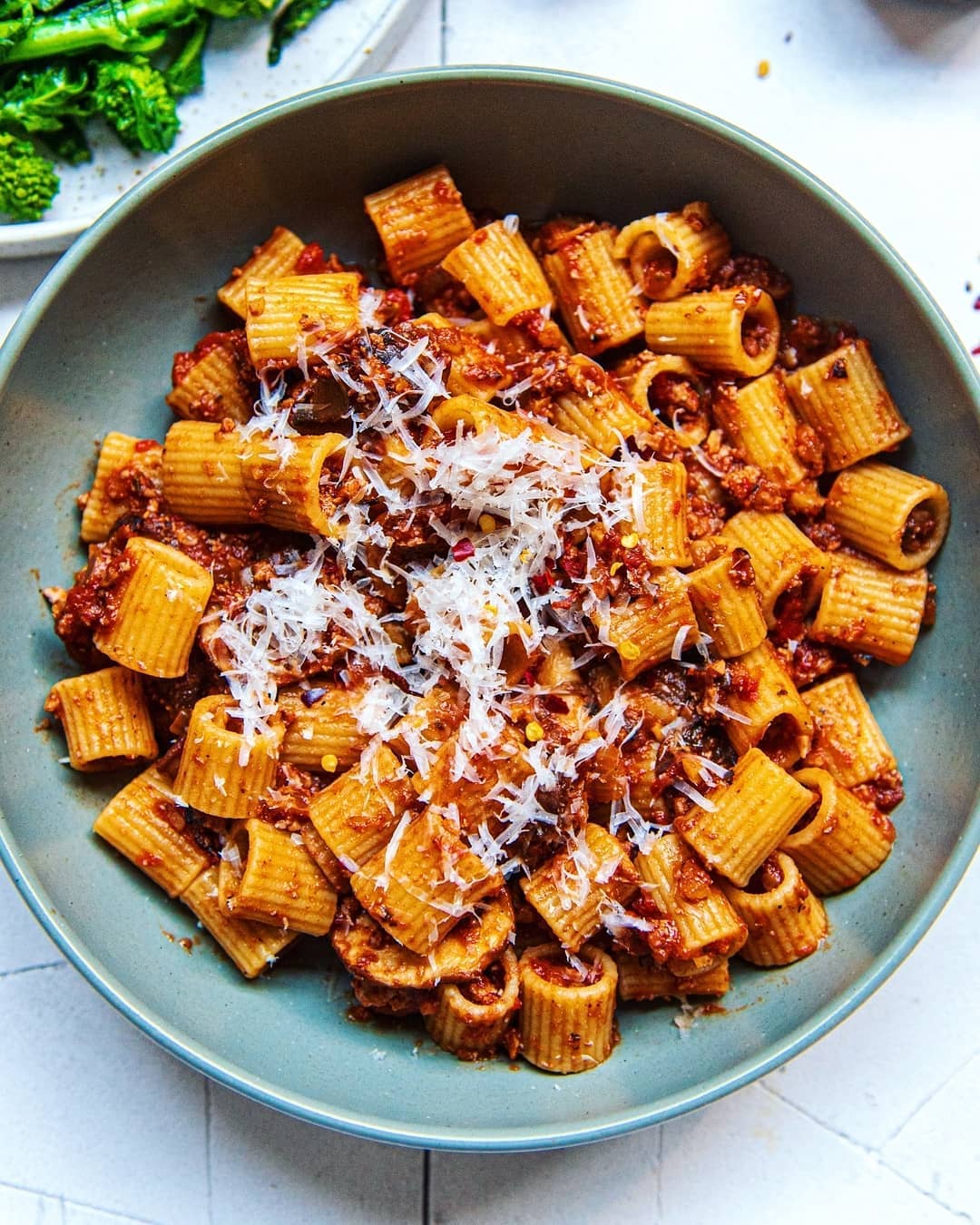 Vegan Bolognese with Walnut Tofu Meat